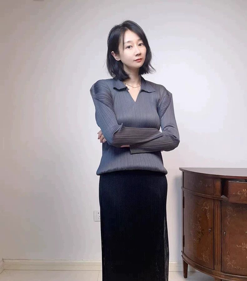 Issey Miyake issey miyake size:3 Pleated lapel top 2506-Nextarrow Size XXS / US 00 / IT 34 - 2 Thumbnail