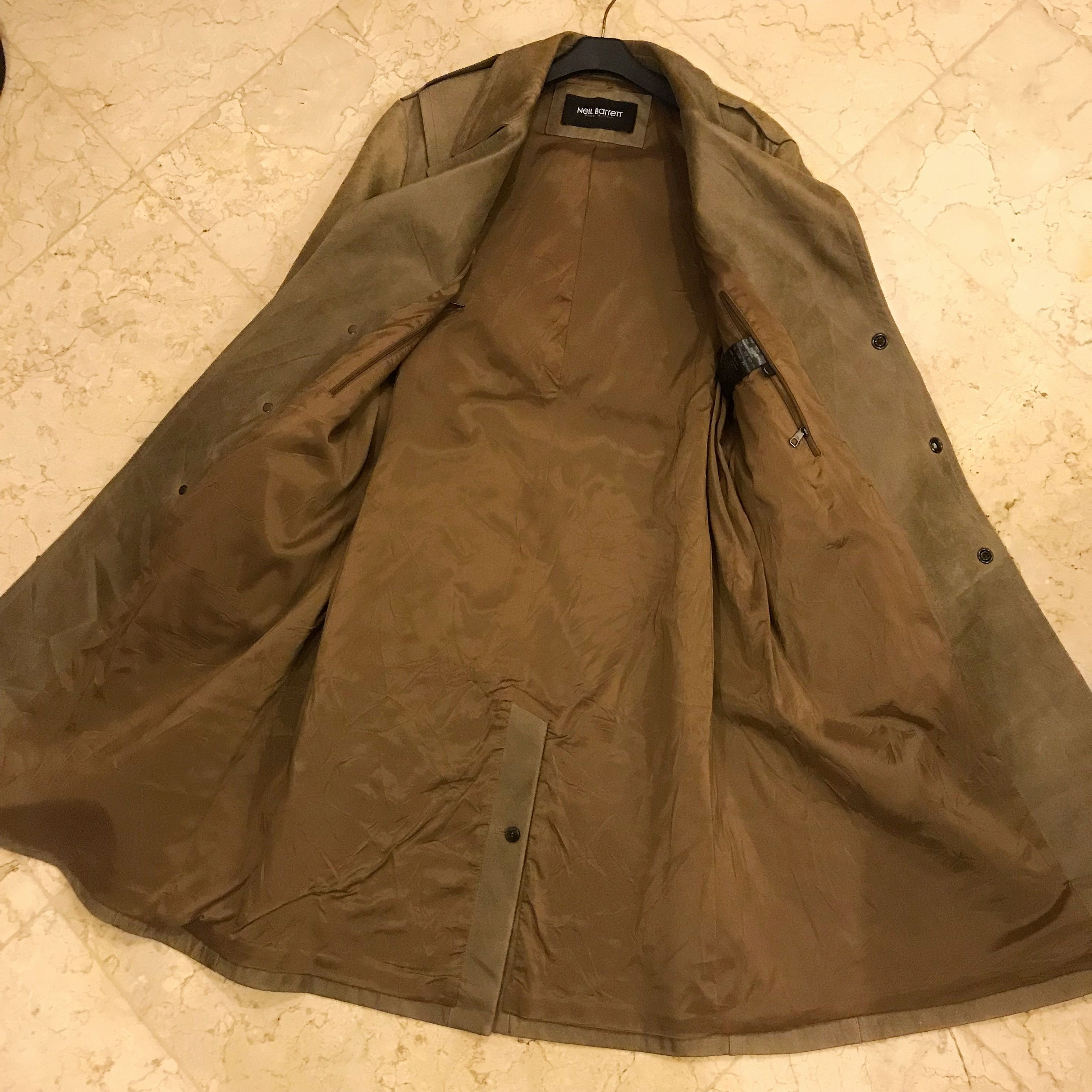 Neil Barrett Neil Barret Bos Taurus Leather Trench Coat *Rare item Size US M / EU 48-50 / 2 - 5 Thumbnail