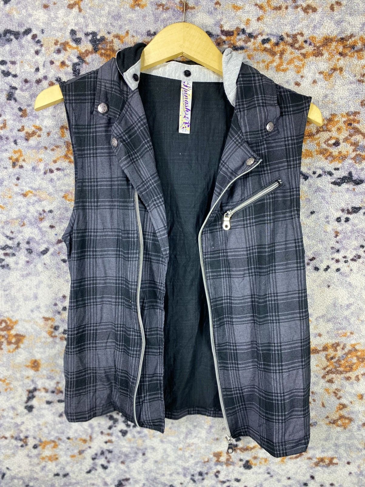 Other SPINASH VEST PUNK Y2K STYLE ZIP HOODIE Size US L / EU 52-54 / 3 - 2 Thumbnail