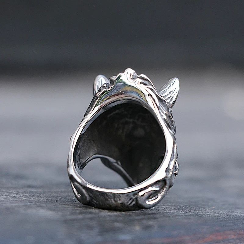 Jewelry Viking Wolf Ring Size ONE SIZE - 2 Thumbnail