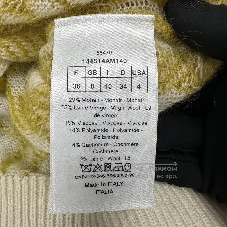 Dior Dior Plaid contrast colour wool sweater long sleeves Size XS / US 0-2 / IT 36-38 - 4 Thumbnail