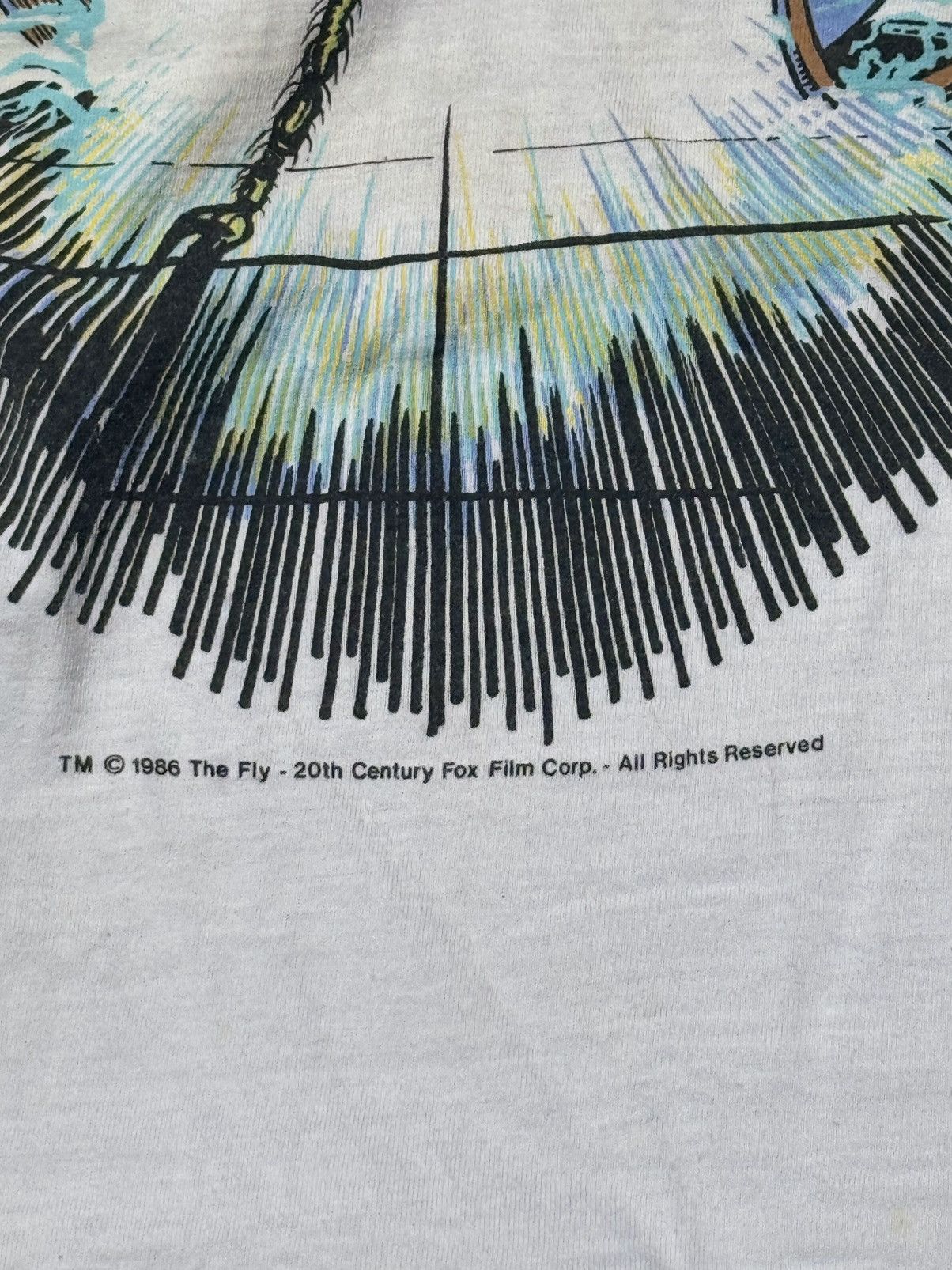Vintage The Fly Movie Promo T-Shirt Size US XL / EU 56 / 4 - 2 Thumbnail
