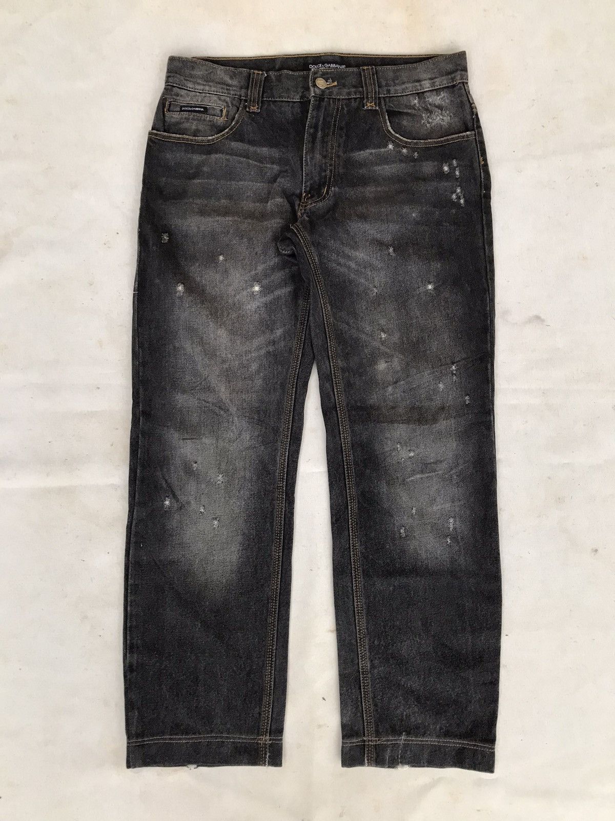 Dolce & Gabbana Rare Dolce & Gabbana Distressed Jeans Size US 33 - 1 Thumbnail