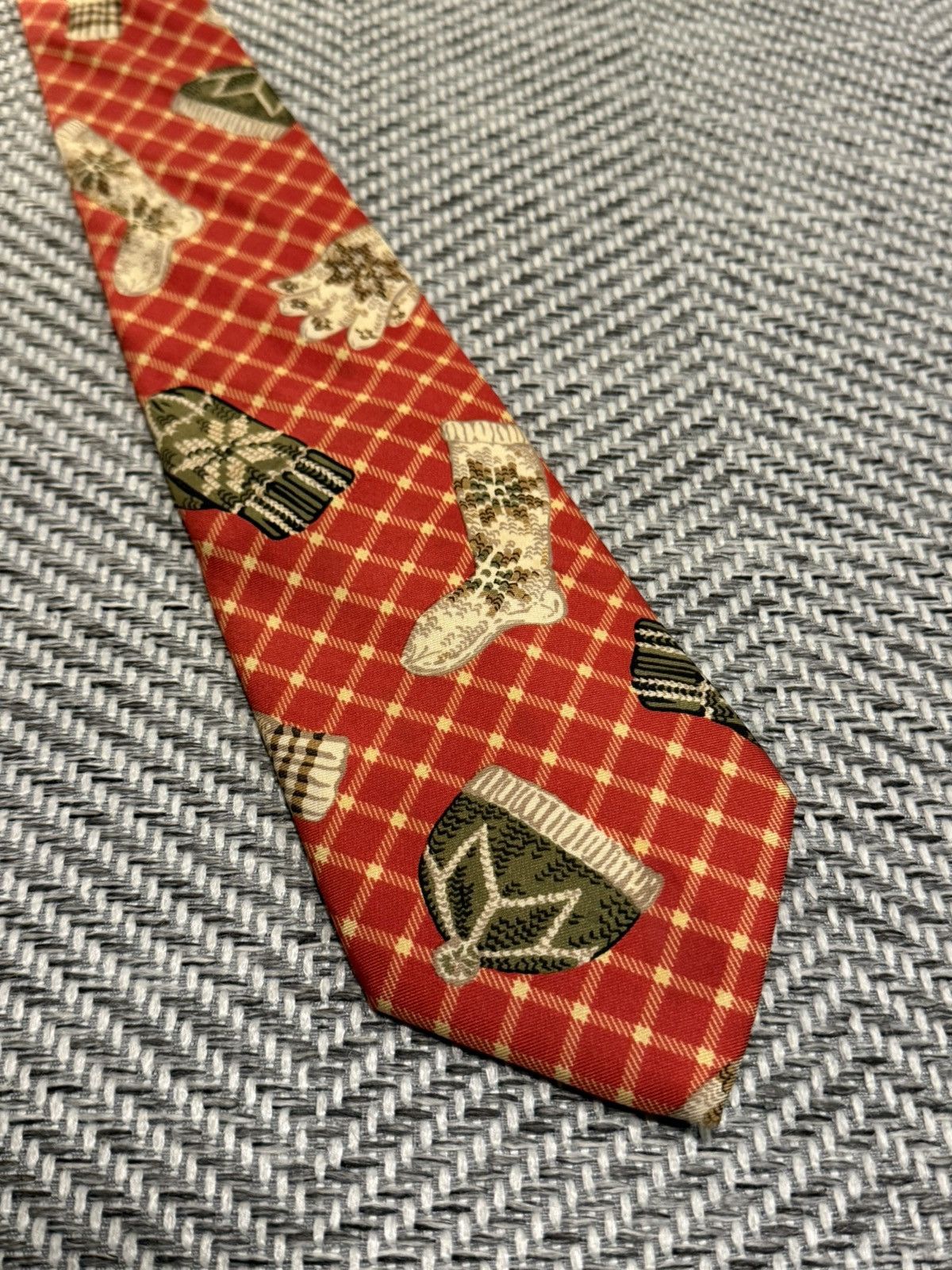 Jean Paul Gaultier Jean Paul Gaultier Knitwear Motif Tie Size ONE SIZE - 3 Thumbnail