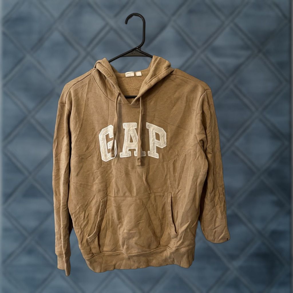 Gap GAP Hoodie Pullover Hoodie Women XS Brown Size S Activewear Fall Winter 3-Season Hooded Size XS / US 0-2 / IT 36-38 - 1 Thumbnail