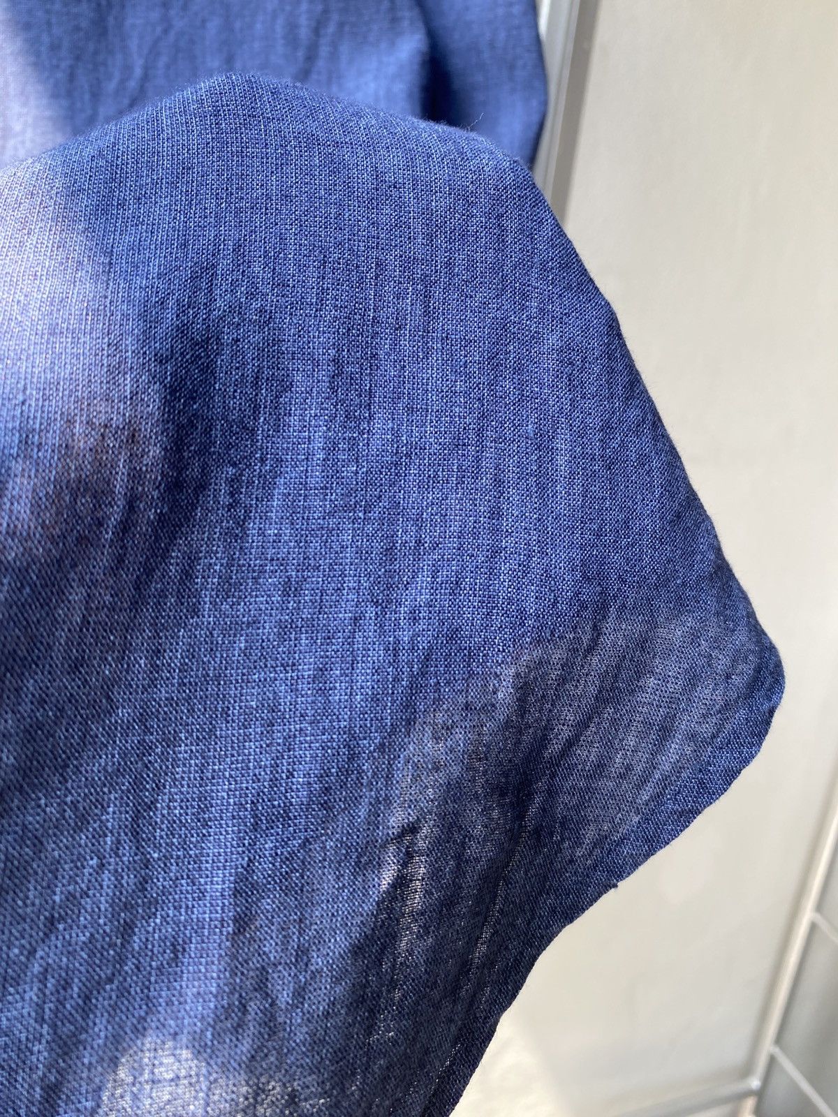 Kazuyuki Kumagai Attachment KAZUYUKI KUMAGAI (ATTACHMENT) Indigo V-Neck Tunic Size US M / EU 48-50 / 2 - 9 Thumbnail