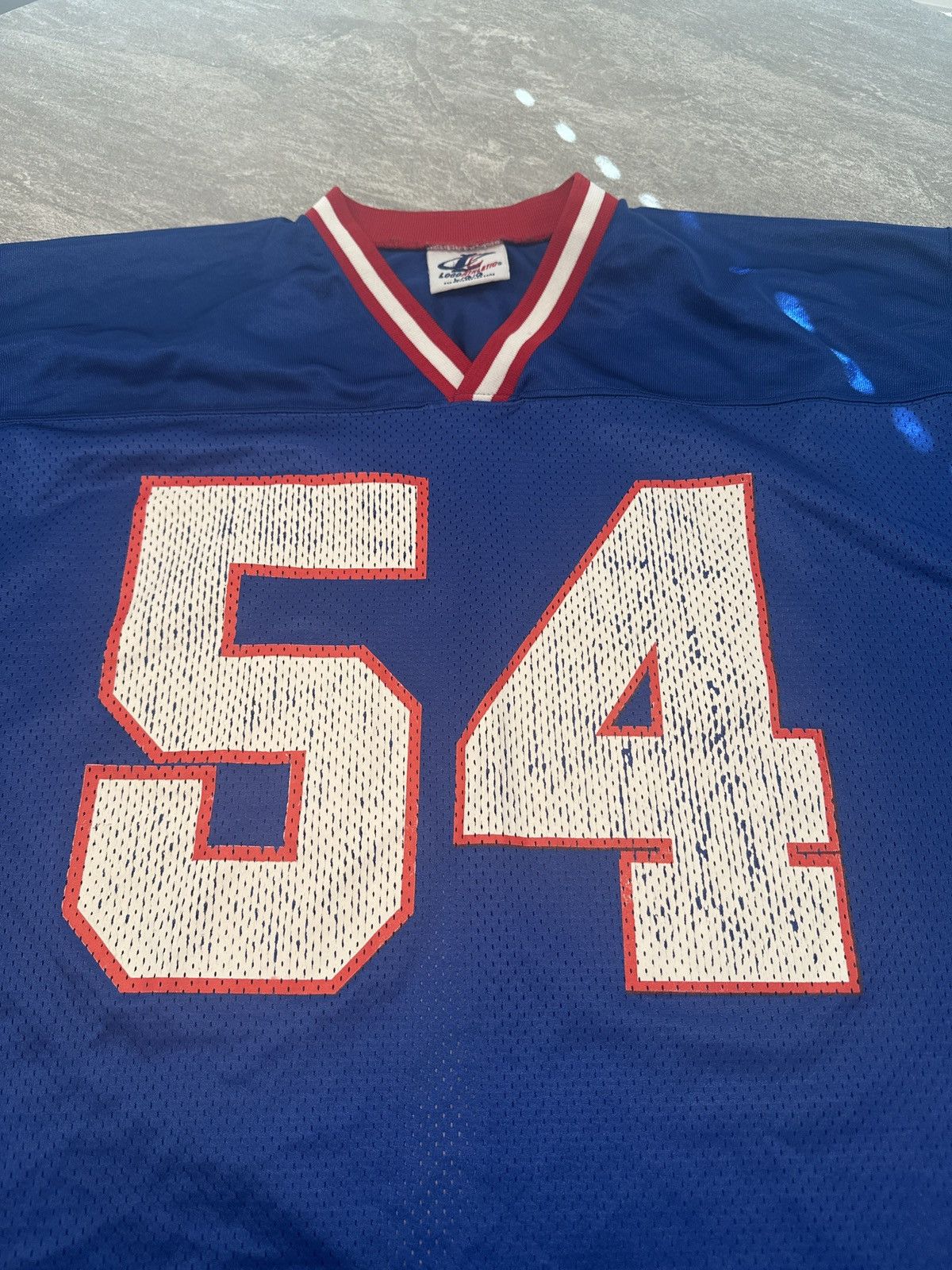 Logo Athletic × Vintage Vintage 90s Chris Spielman #54 Bills Jersey Logo Athletic Size US L / EU 52-54 / 3 - 4 Thumbnail