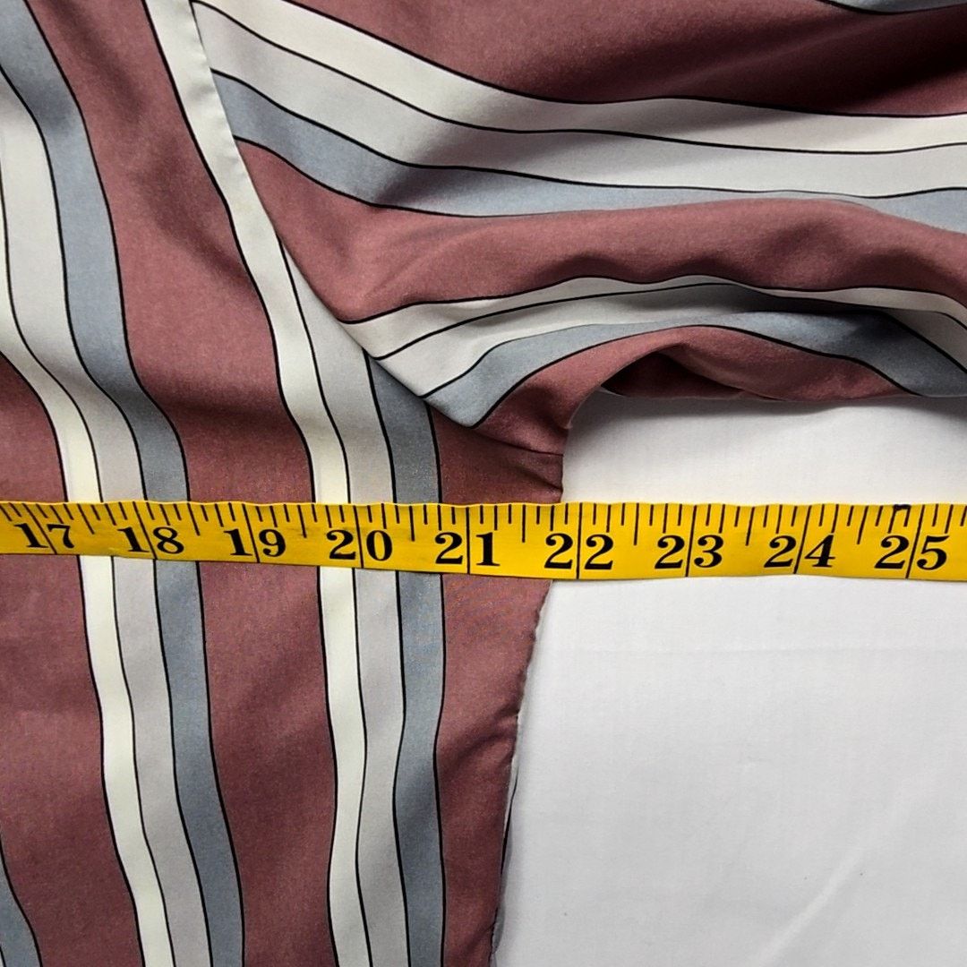 Vintage Vintage D'Avila Striped Button-Up Shirt Burgundy L Shirt Size US L / EU 52-54 / 3 - 11 Thumbnail