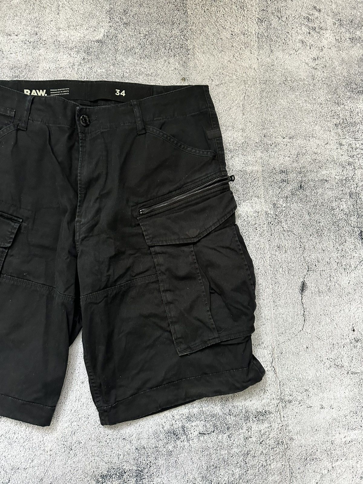 G-Star G-Star Raw Cargo Shorts Metal Logo W34 Size Size US 34 / EU 50 - 3 Thumbnail