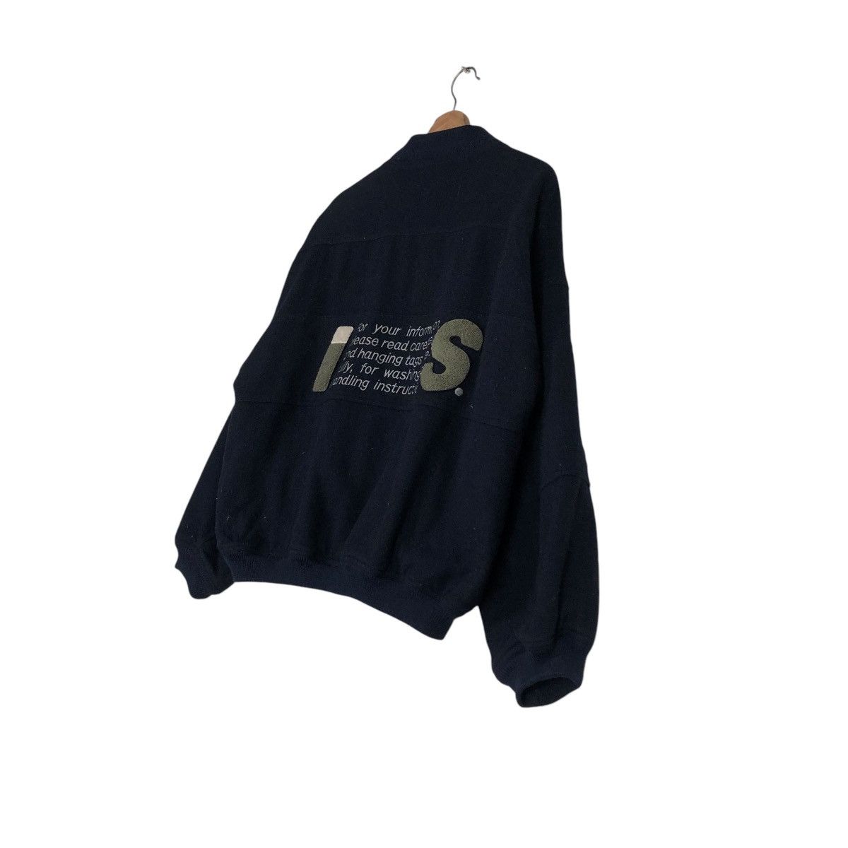 Issey Miyake 🔥VINTAGE ISSEY MIYAKE I.S. CARE LABELS WOOL BOMBER JACKET Size US L / EU 52-54 / 3 - 12 Thumbnail
