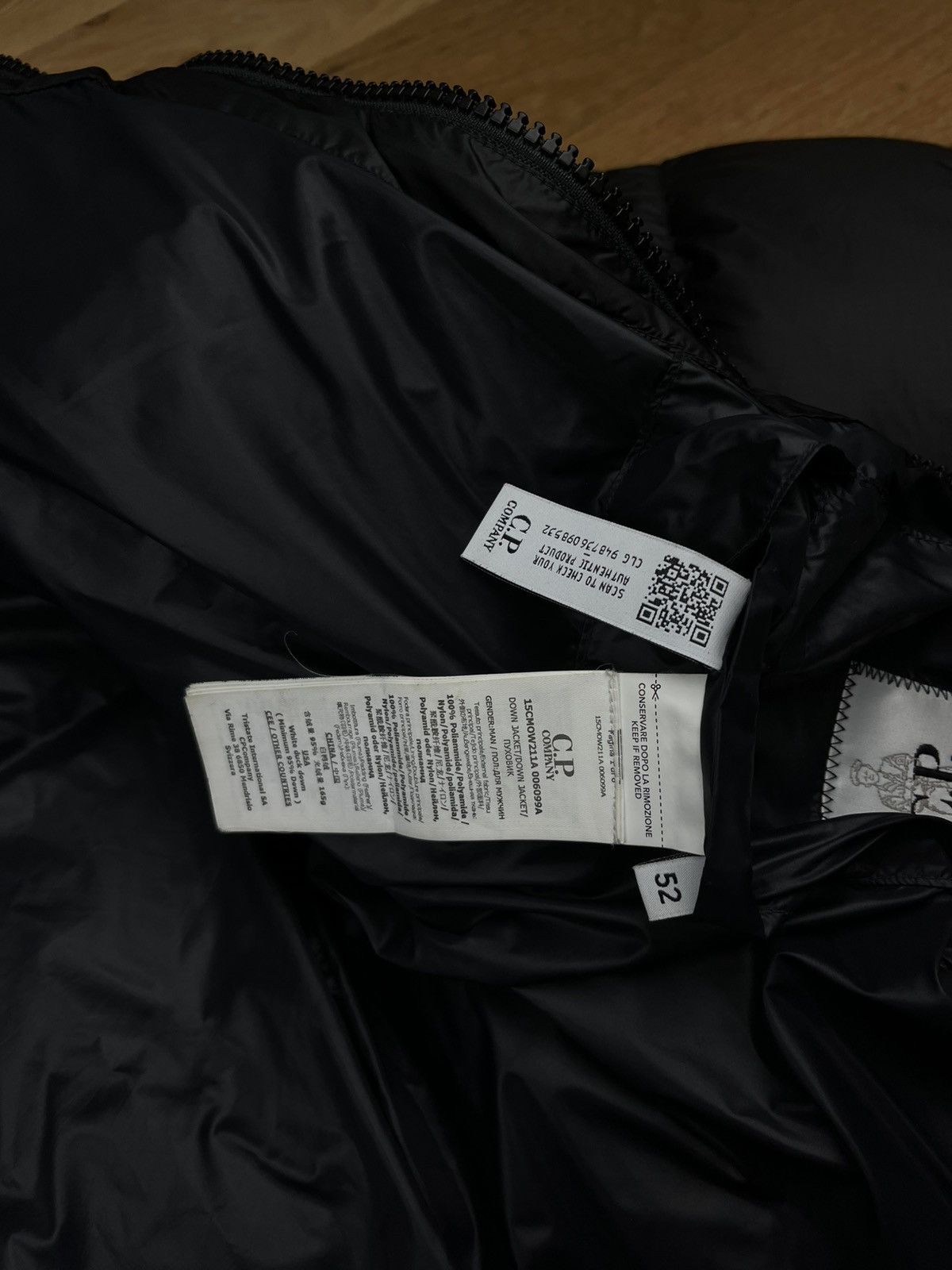 C.P. Company C.P. Company D.D. Shell Down Jacket – Black Size 52 Large Size US L / EU 52-54 / 3 - 4 Thumbnail