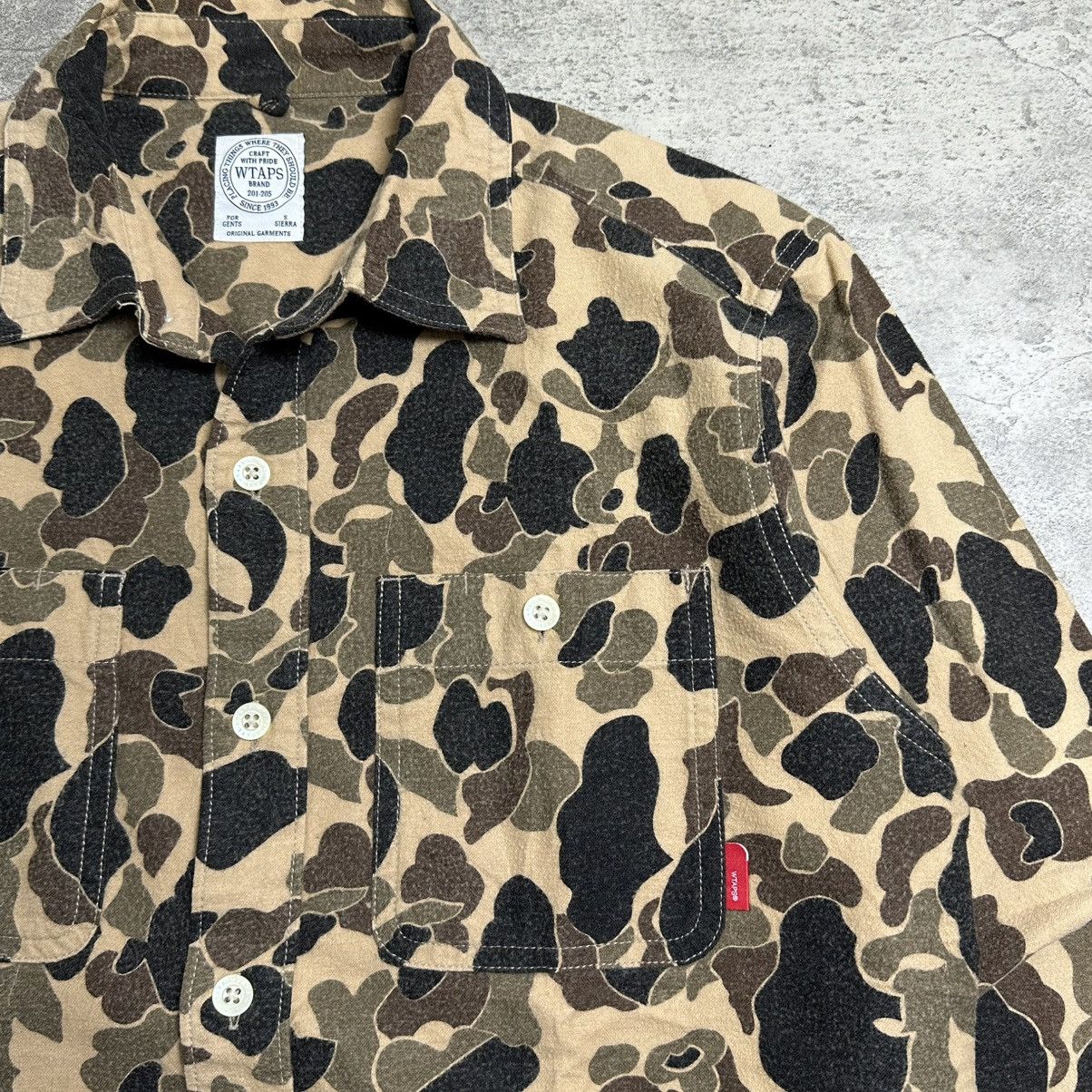 Wtaps Vintage Wtaps Camo Catton Flannel Size US S / EU 44-46 / 1 - 6 Thumbnail