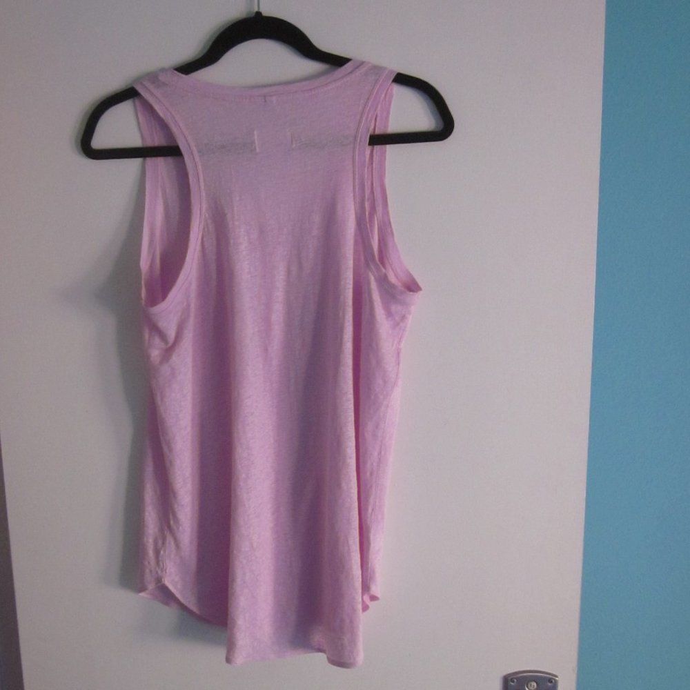Loft Ann Taylor Loft Lou & Gray 100% Linen Summer Tank Top Size M Size M / US 6-8 / IT 42-44 - 6 Thumbnail