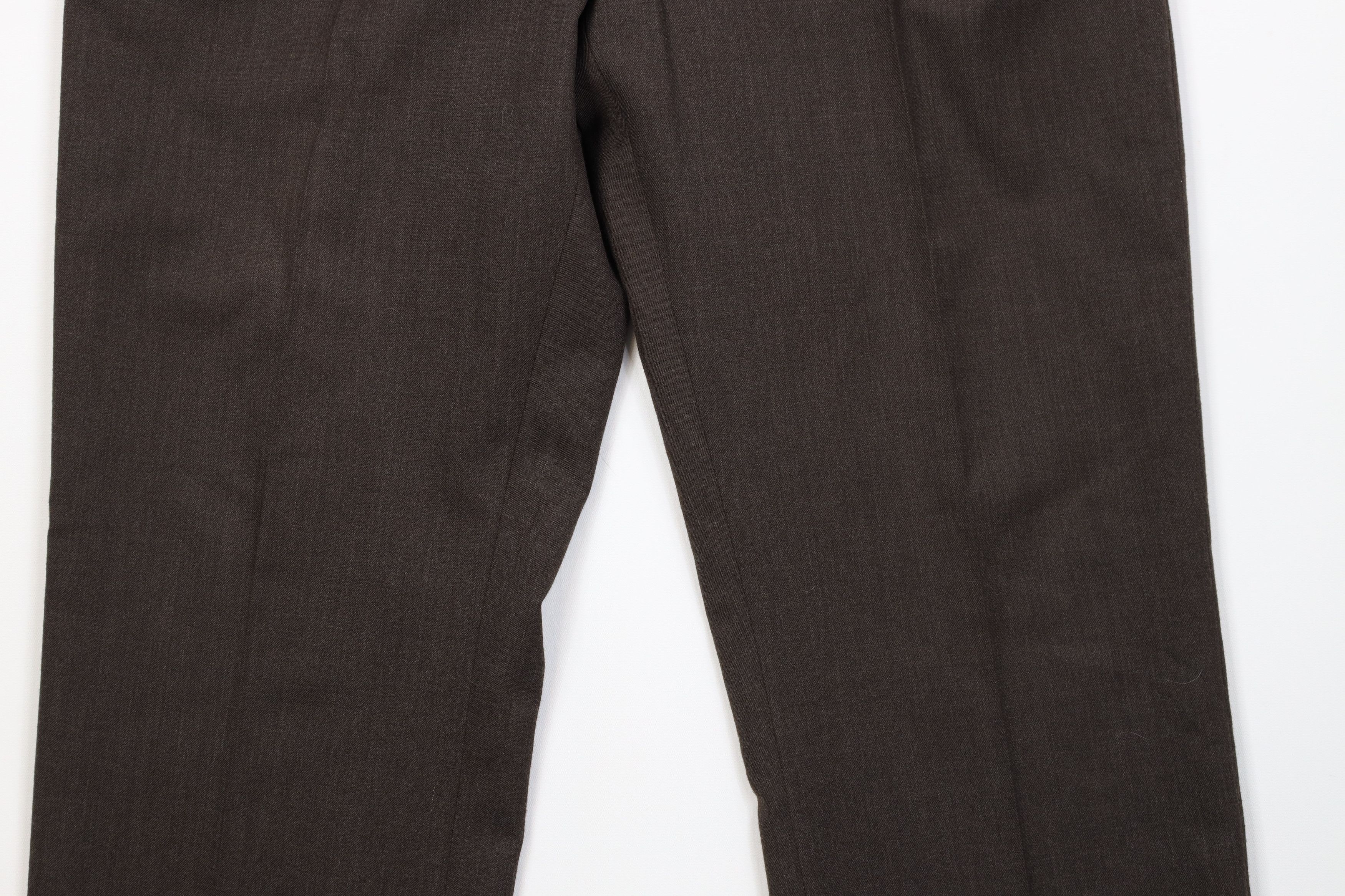 Vintage Vintage 70s Streetwear Wool Knit Wide Leg Chino Pants USA Size US 34 / EU 50 - 4 Thumbnail