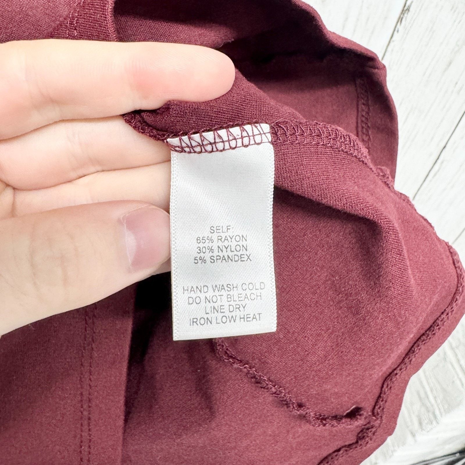 Other Lulus Dress Size Medium Short Sleeve Mini Zip Back Maroon Size M / US 6-8 / IT 42-44 - 6 Thumbnail
