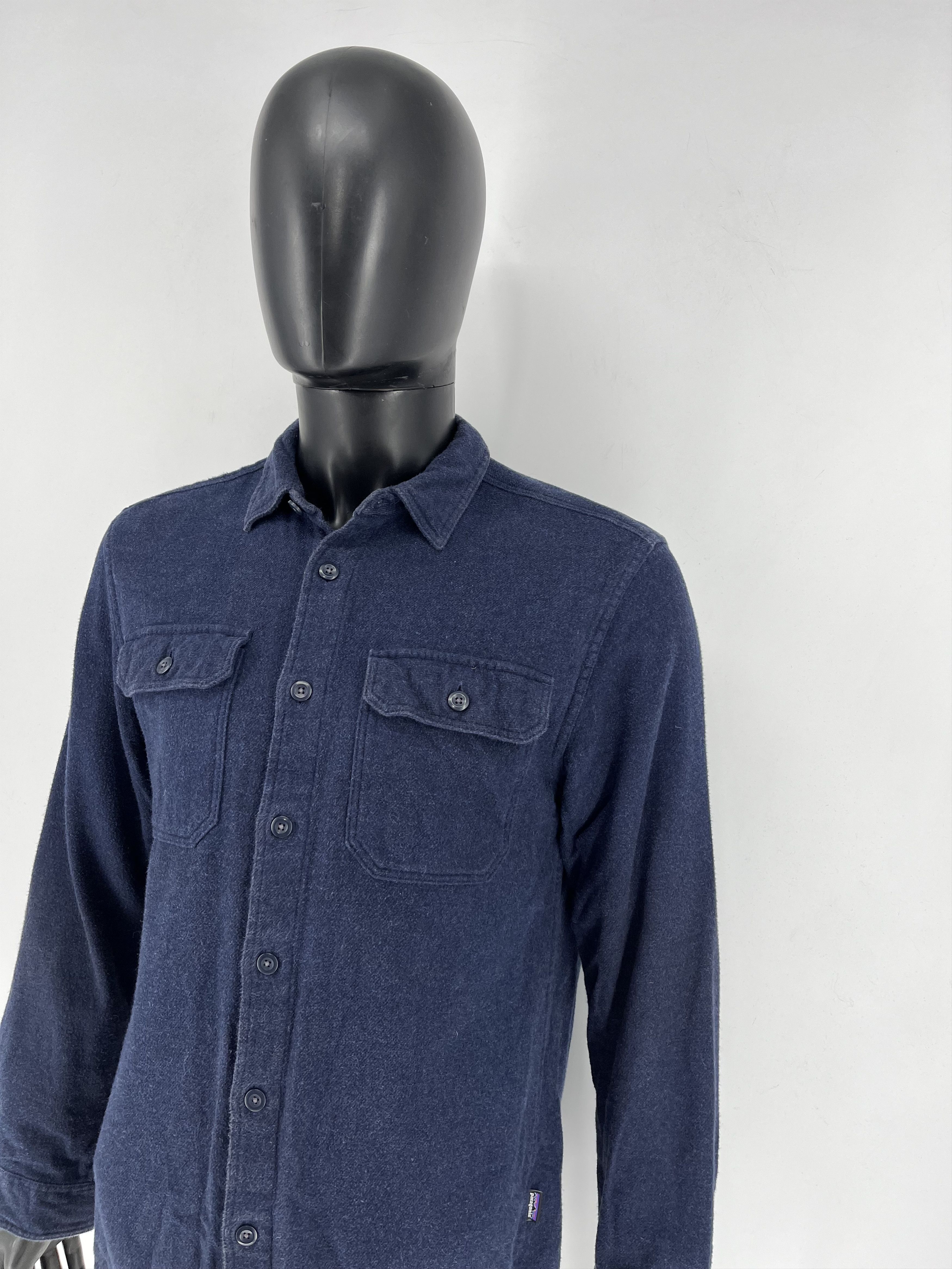 Patagonia Patagonia Men's Long-Sleeved Fjord Flannel Shirt Blue Size S Size US S / EU 44-46 / 1 - 5 Thumbnail
