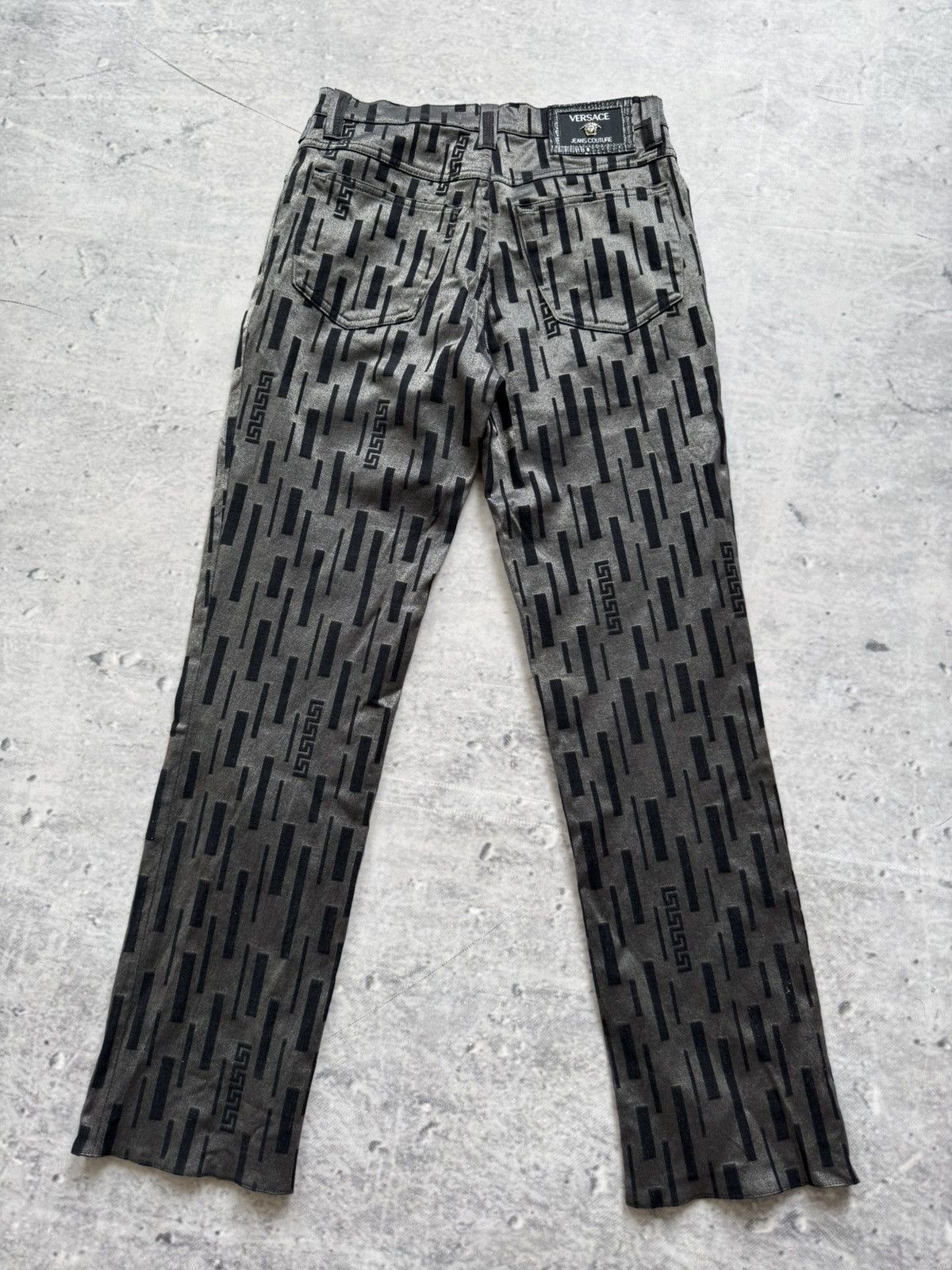 Versace × Vintage Versace 00s Jeans Couture awesome wmns pants luxury jeans Size 28" / US 6 / IT 42 - 2 Thumbnail