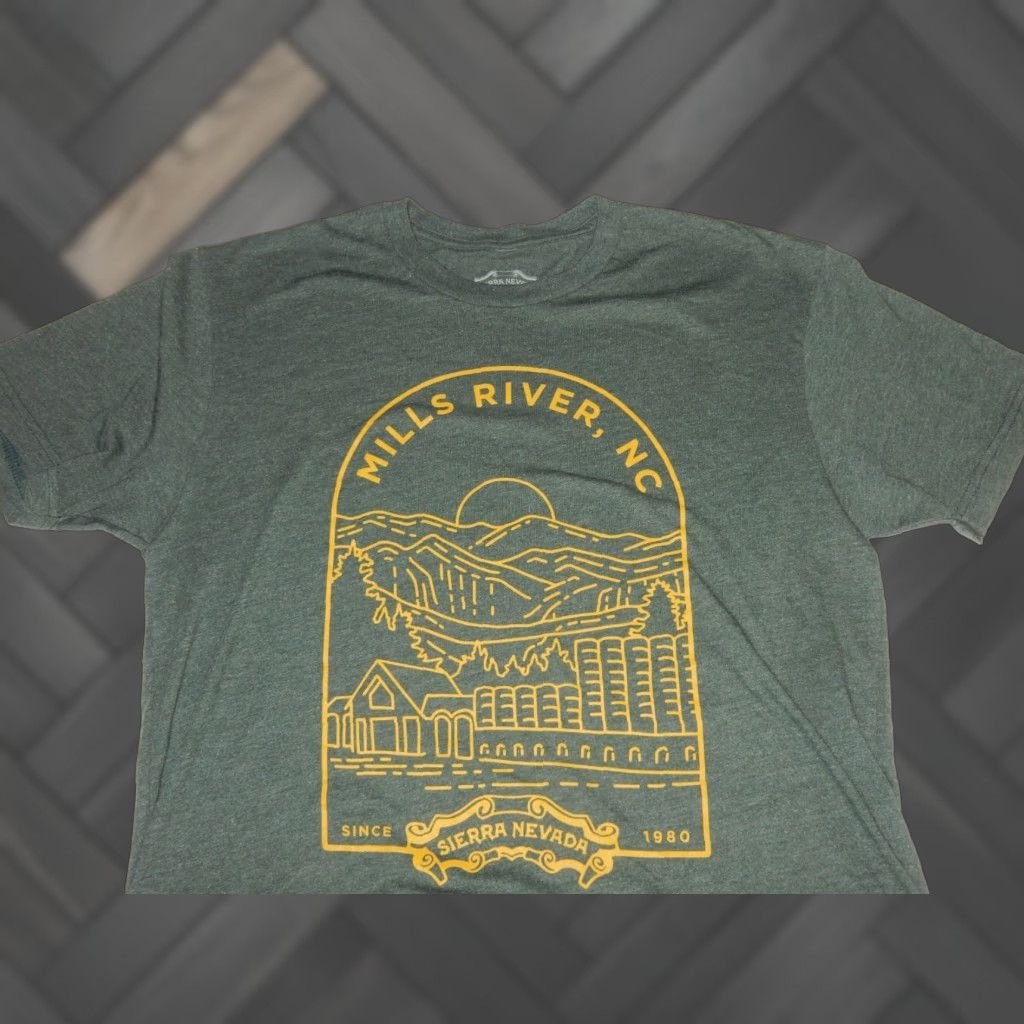 Vintage Sierra Nevada Men's T Shirt Short Sleeve Cotton Graphic Print Green Size M Size US M / EU 48-50 / 2 - 1 Thumbnail