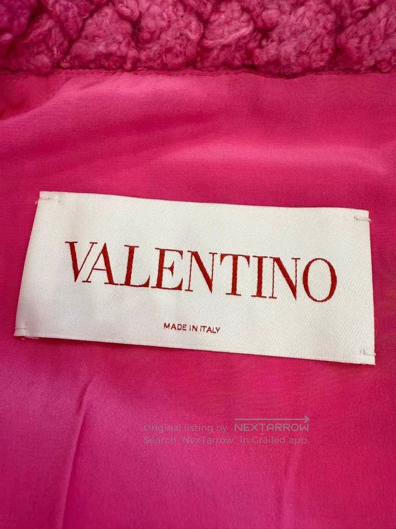 Valentino Valentino Rose pink sheep coat coat Size XS / US 0-2 / IT 36-38 - 6 Thumbnail