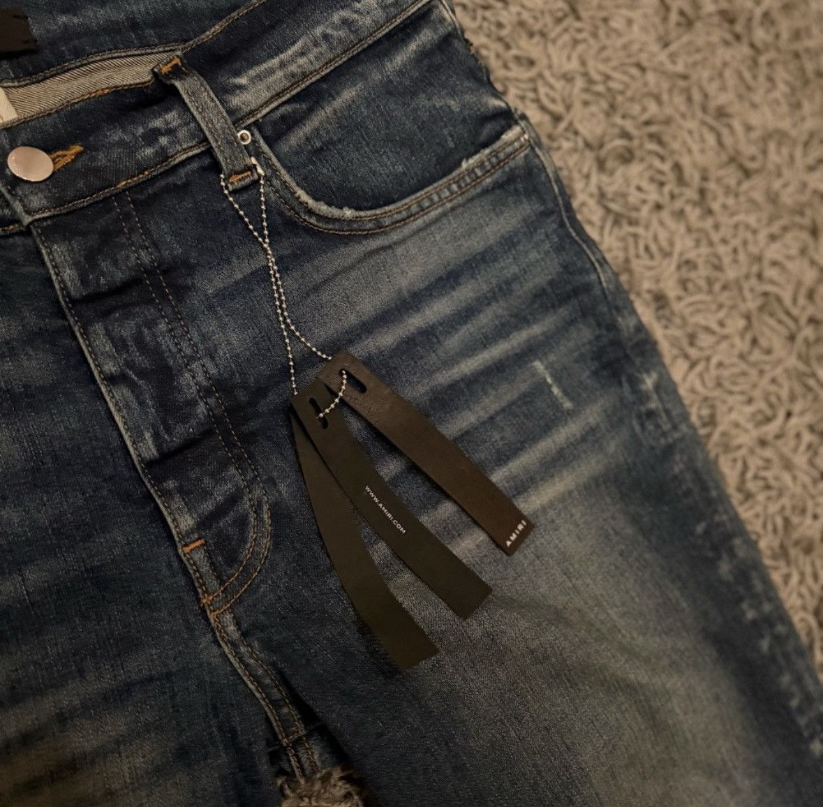 Amiri Blue Amiri Jeans Size US 34 / EU 50 - 3 Thumbnail