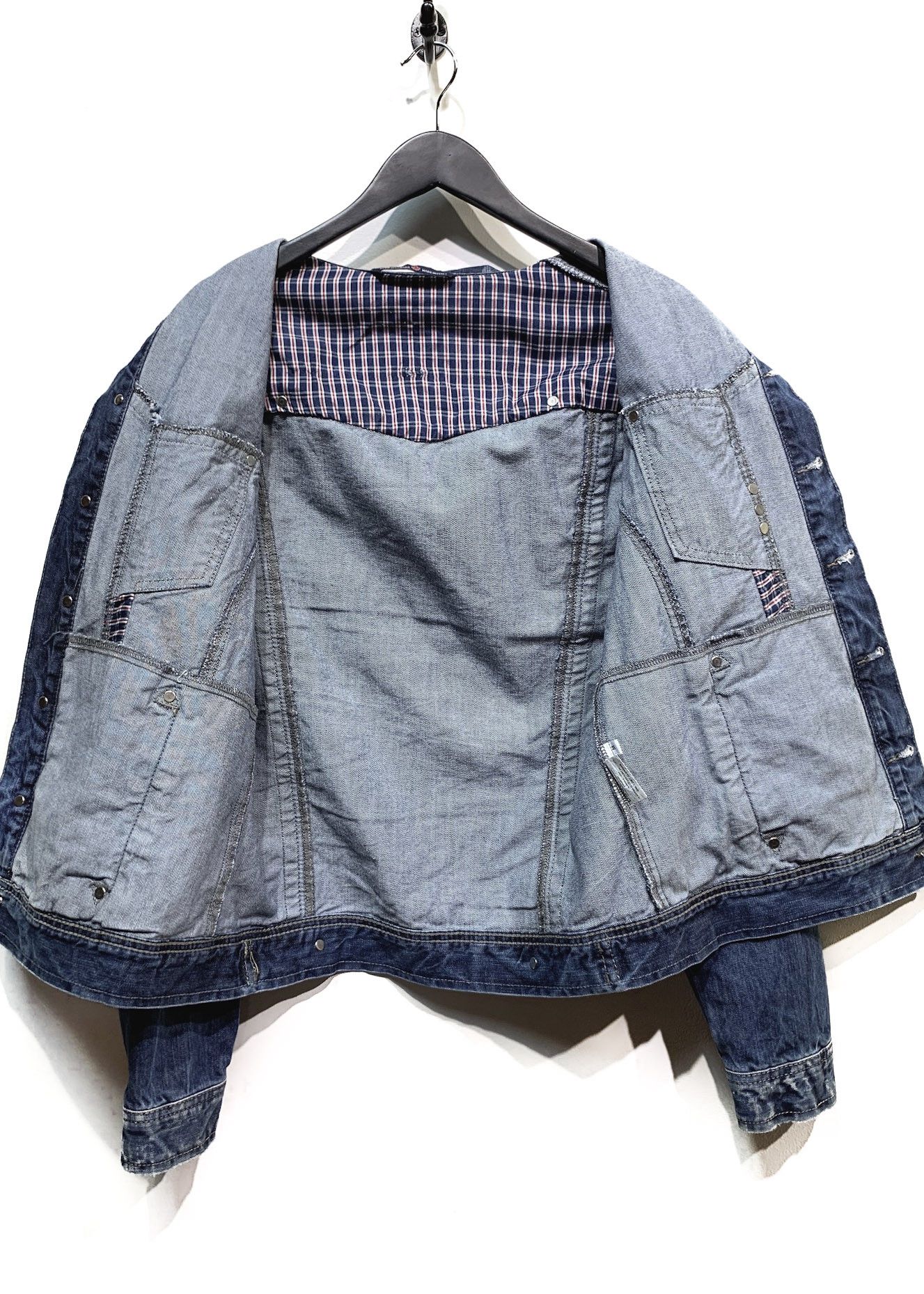 Dsquared2 Dsquared2 Washed Blue Embroidered Button Denim Jacket Size US M / EU 48-50 / 2 - 10 Thumbnail