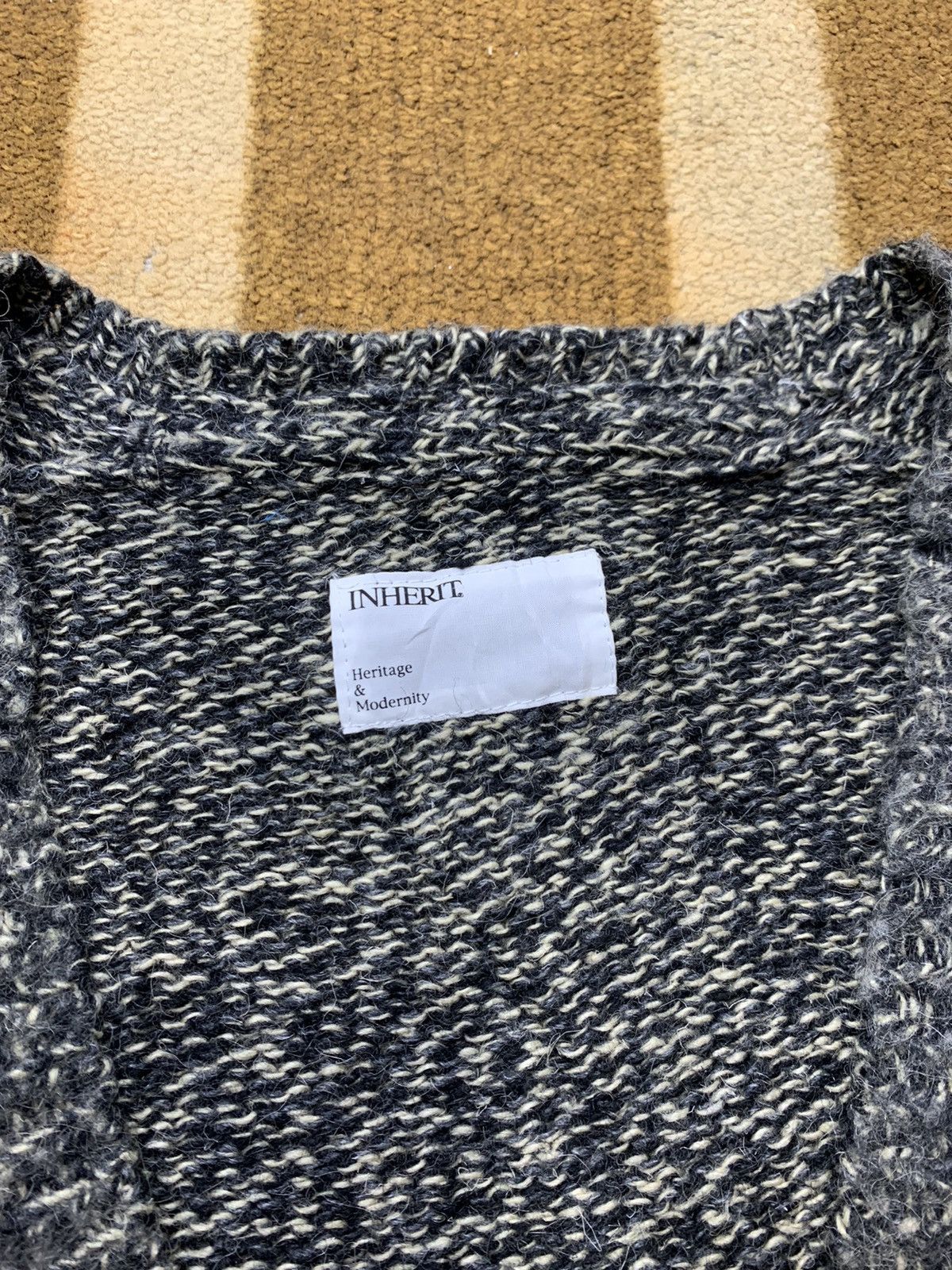 Issey Miyake × Japanese Brand Japanese Inherit Wool cardigan Kurt Cobain Grunge style Size US M / EU 48-50 / 2 - 6 Thumbnail