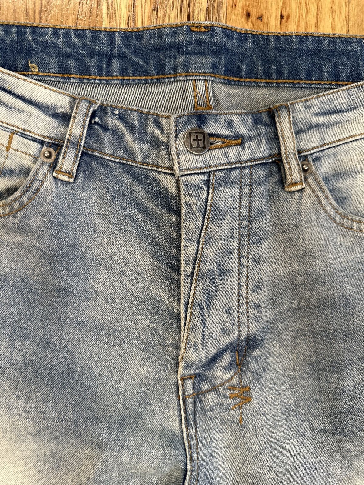 Ksubi Ksubi Plain Washed Blue Denim Jeans Size 33 Size US 33 - 3 Thumbnail