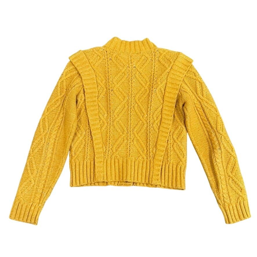 Central Park West Central Park West Savannah Cardigan in Yellow, Size S Size S / US 4 / IT 40 - 7 Thumbnail