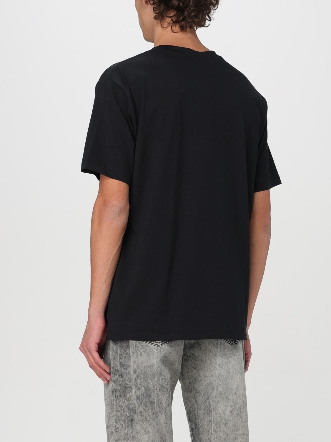 Balmain o1y0426 Logo Crewneck T-Shirt in Black Size US L / EU 52-54 / 3 - 3 Thumbnail