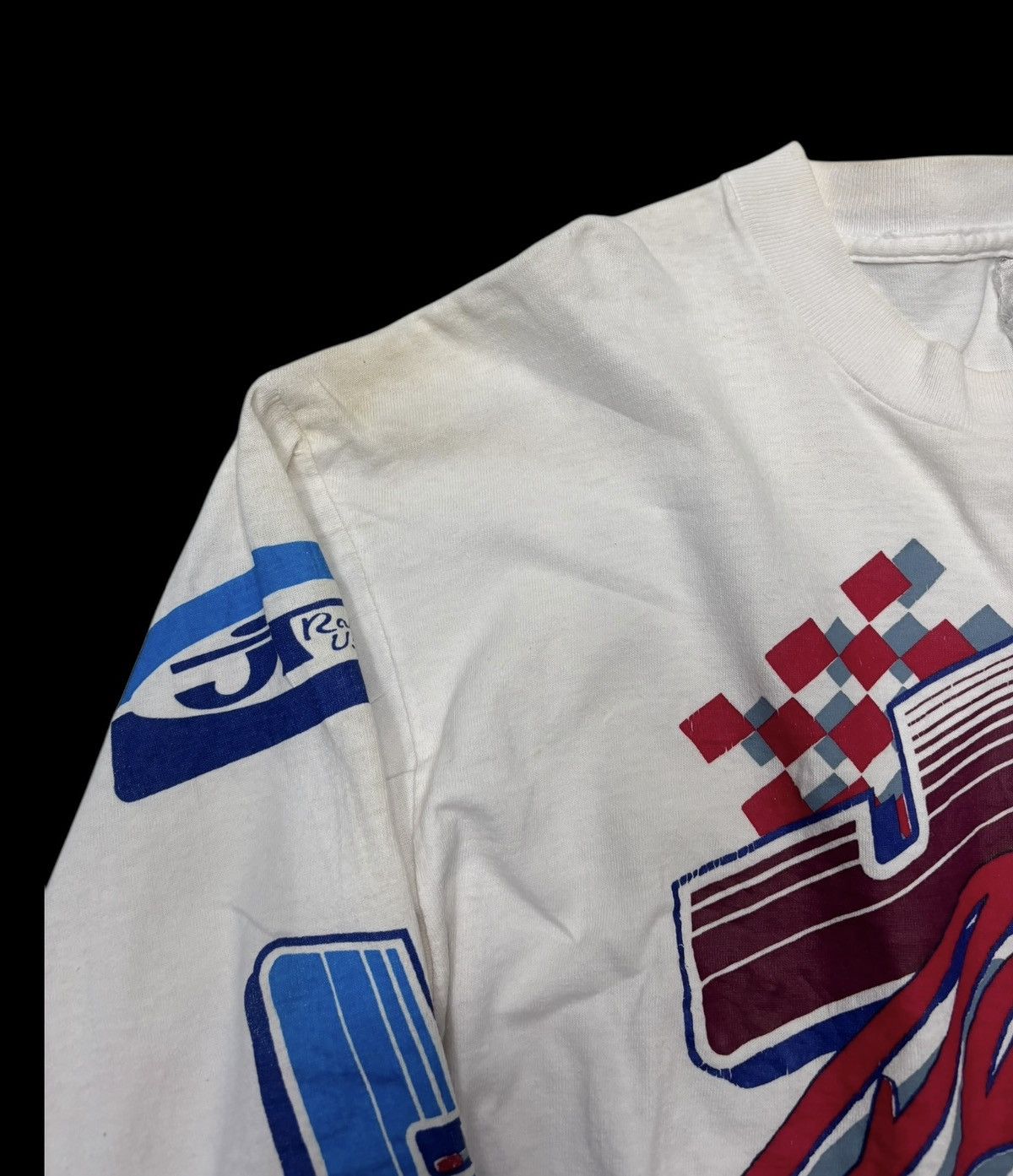Vintage 🔥VINTAGE JT RACING USA LONGSLEEVE SHIRT Size US L / EU 52-54 / 3 - 4 Thumbnail