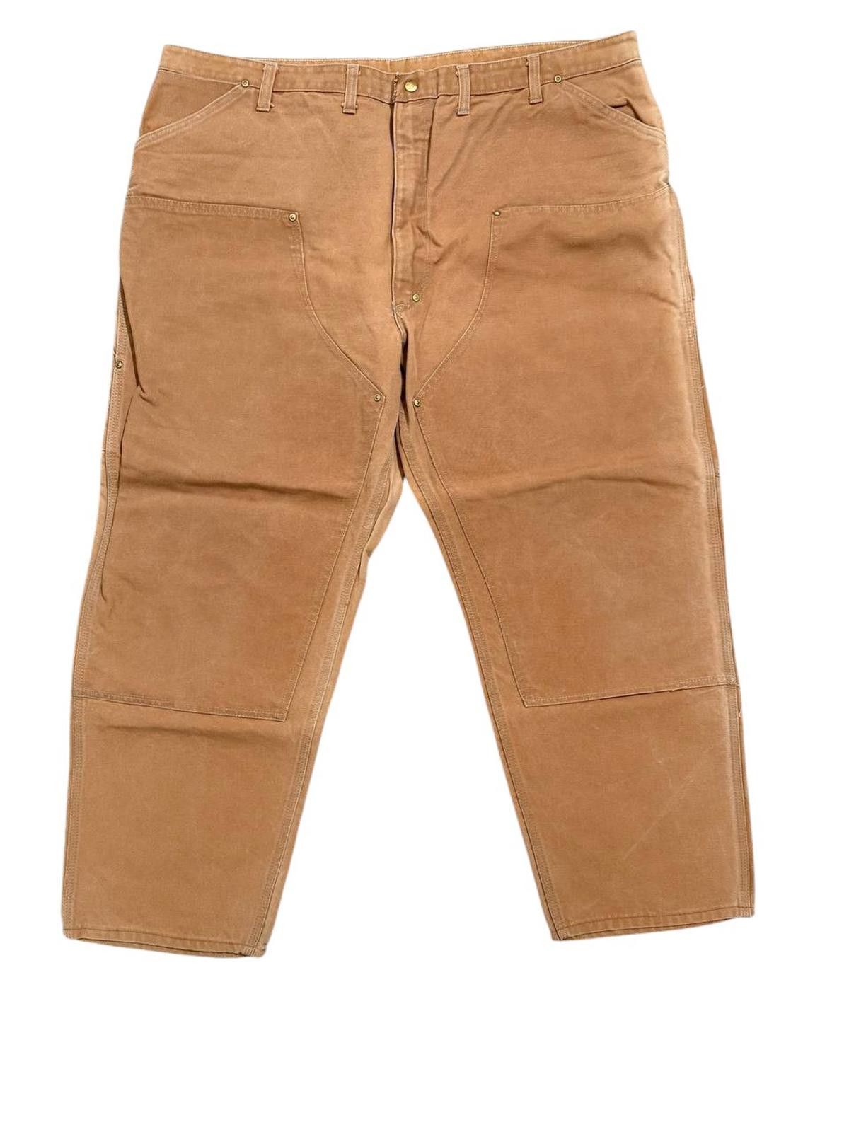 Carhartt Vintage Carhartt Duck Canvas Pants — Faded Brown/Tan 42x32 Size US 42 / EU 58 - 4 Thumbnail
