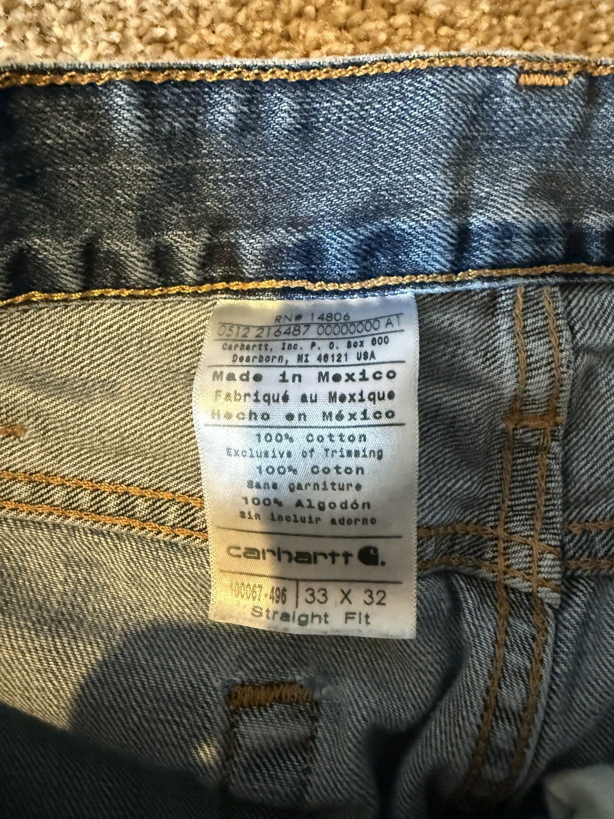 Carhartt Carhartt straight jeans Size US 30 / EU 46 - 6 Thumbnail
