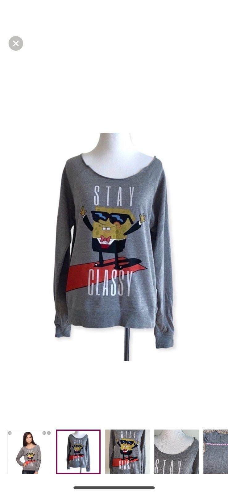 Nickelodeon Nickelodeon SpongeBob SquarePants medium sweatshirt Size M / US 6-8 / IT 42-44 - 1 Thumbnail