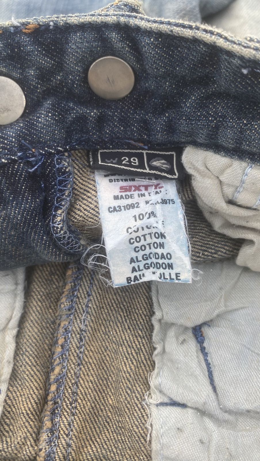 Energie Y2K Distressed MultiZip Energie x Sixty Denim Size US 29 - 7 Thumbnail