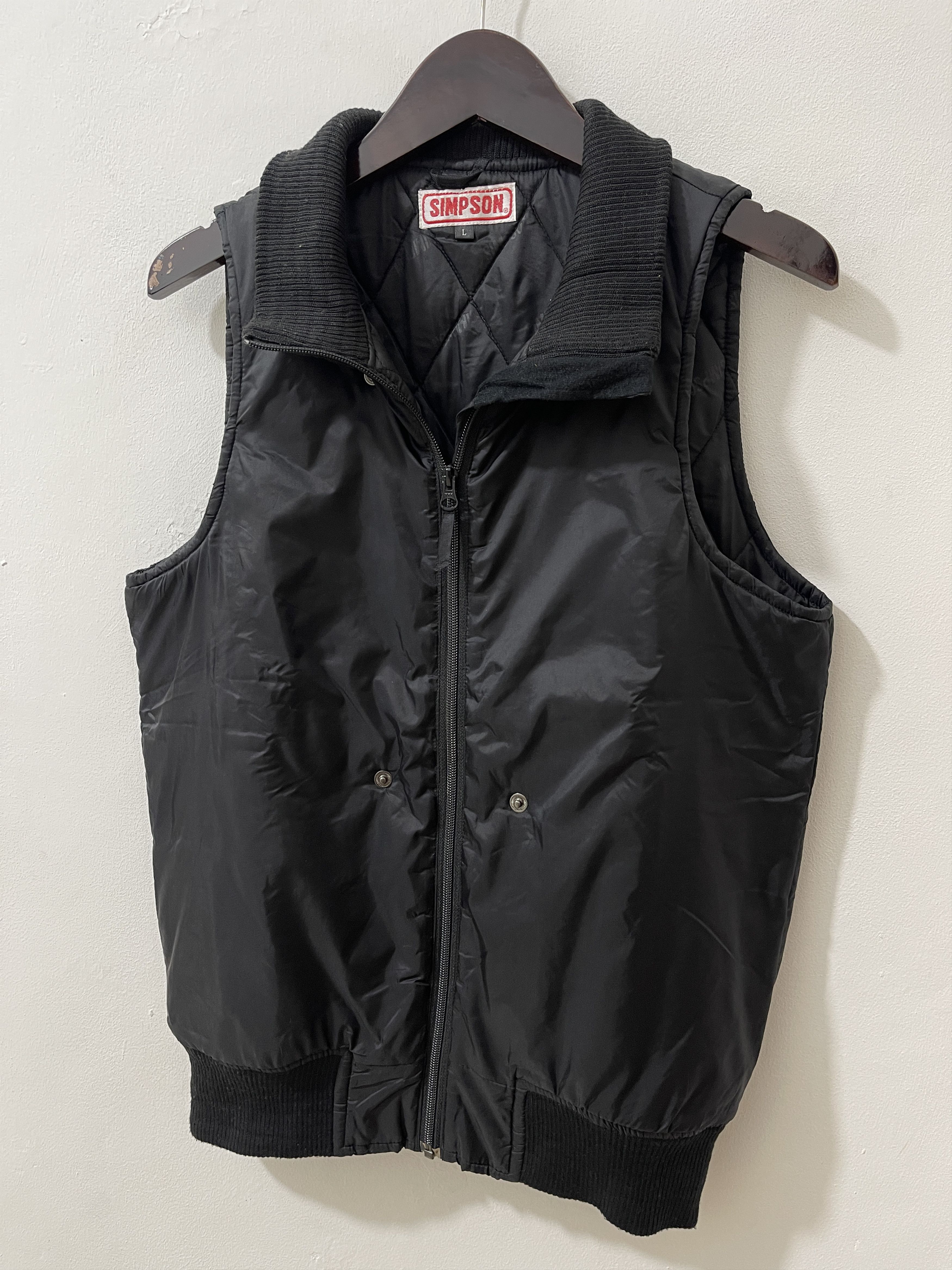 Vintage 2000s Simpson Neo Biker Racing Vest Jacket Size US L / EU 52-54 / 3 - 2 Thumbnail