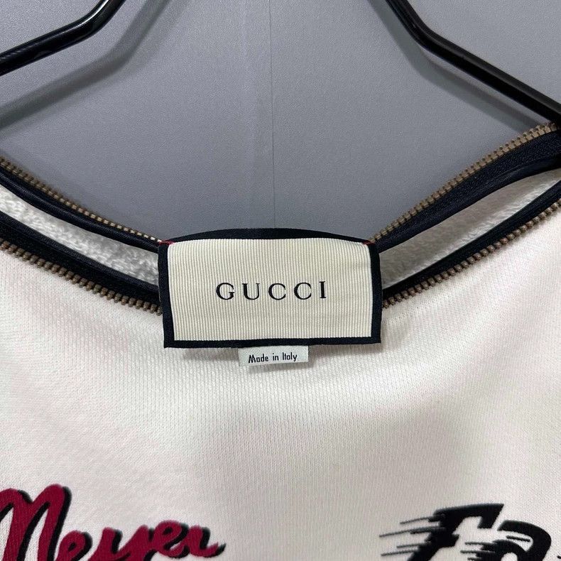 Gucci Beige Stylish ZipFront Sweatshirt by Gucci-2505 Size XS / US 0-2 / IT 36-38 - 6 Thumbnail