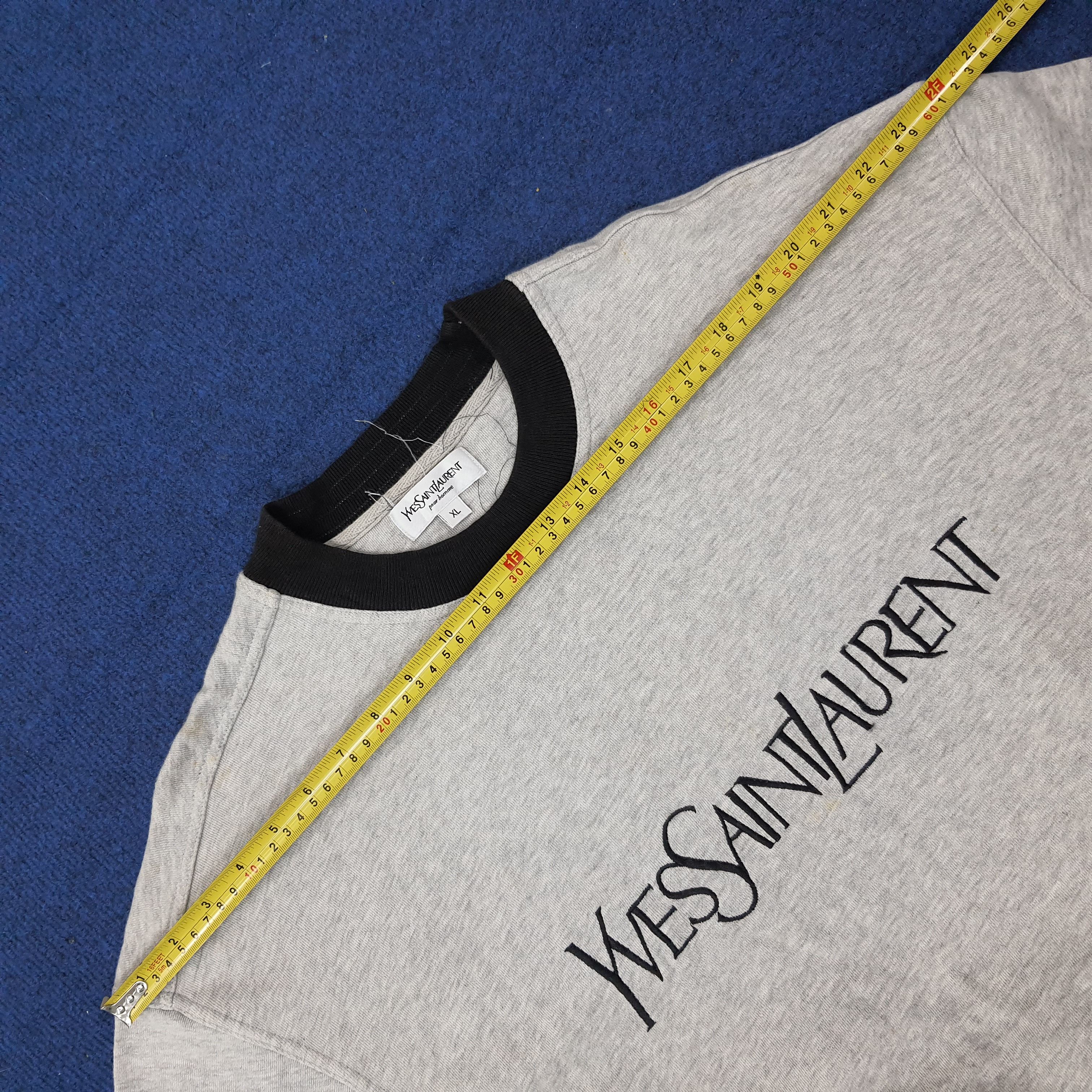 Yves Saint Laurent Vintage Yves Saint Laurent YSL Designer Tshirt C223N75 Size US XL / EU 56 / 4 - 9 Thumbnail