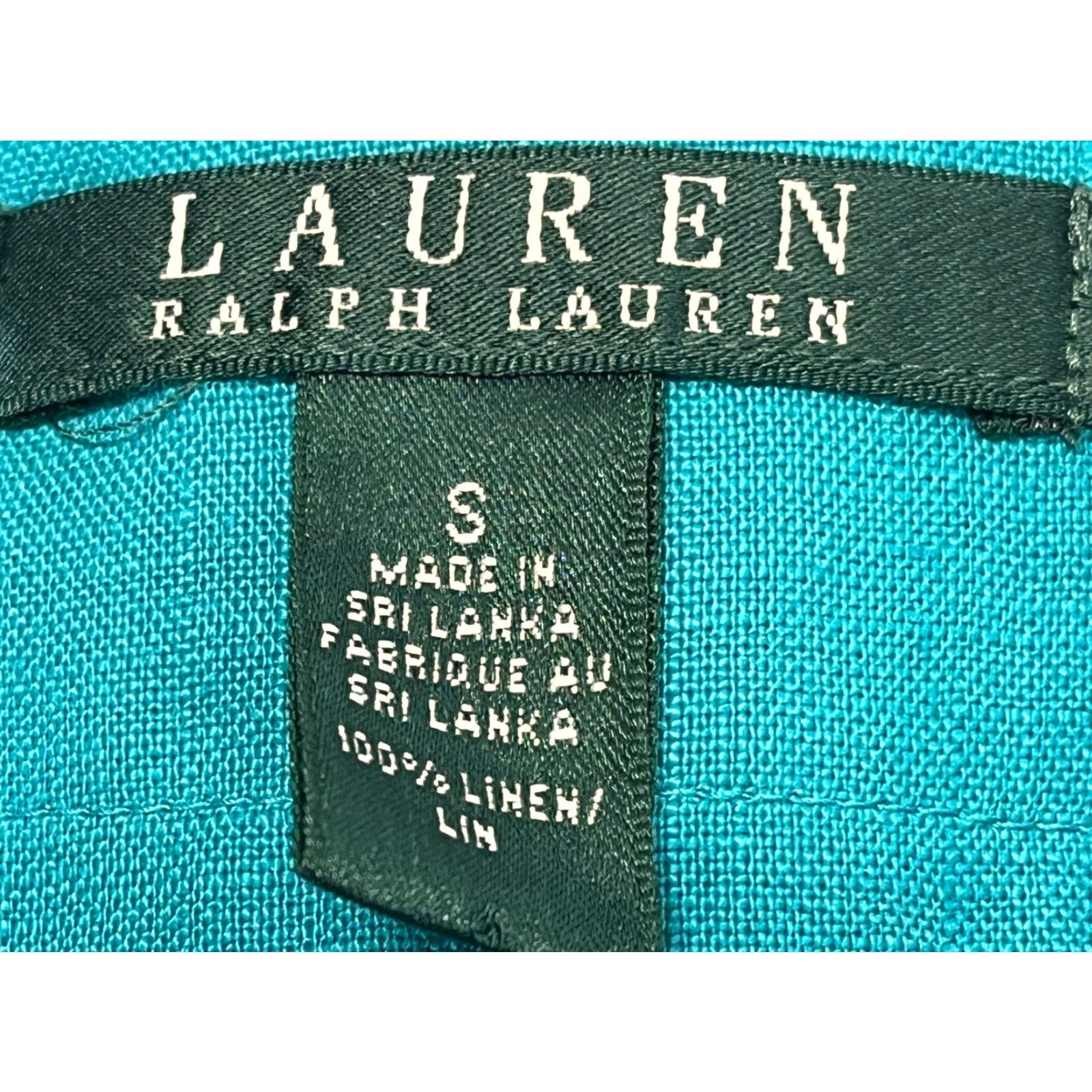 Ralph Lauren Lauren Ralph Lauren Linen Tunic Shirt Sz S Teal Women Size S / US 4 / IT 40 - 6 Thumbnail