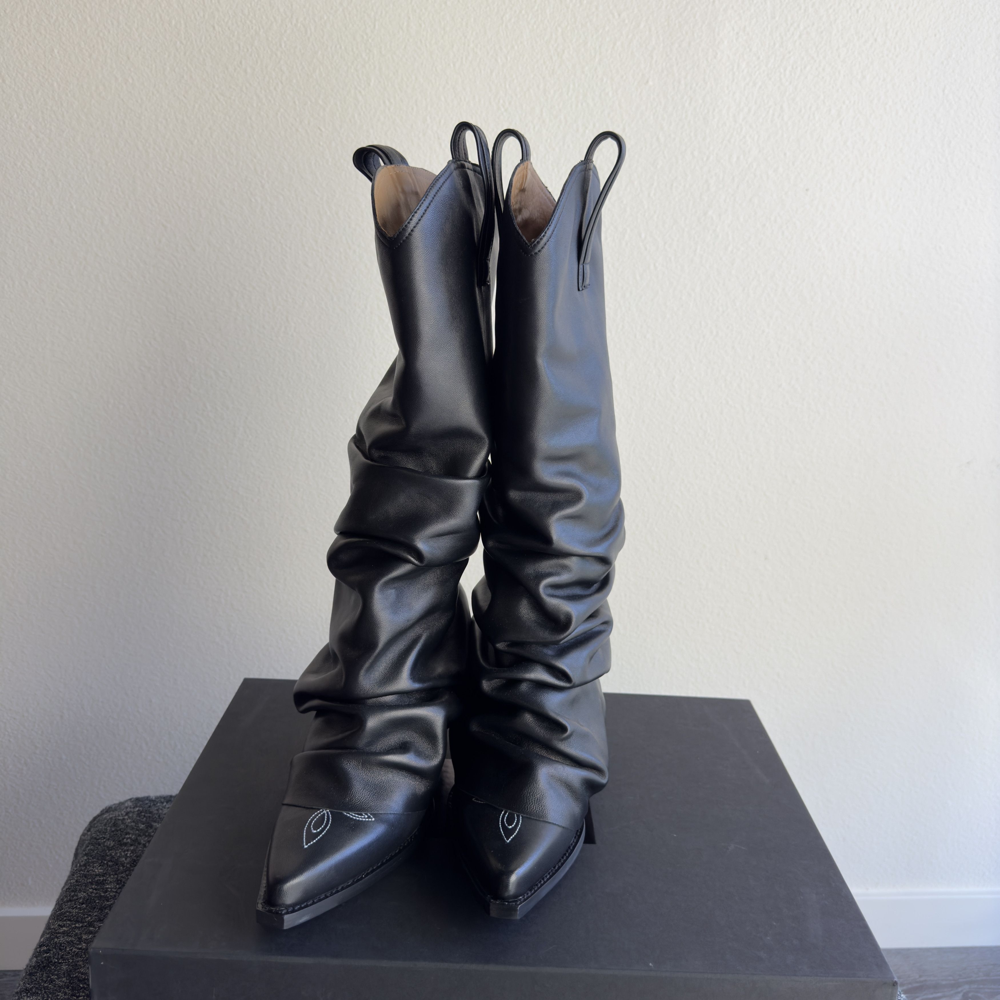 R13 R13 Mid Cowboy Boots w/ Sleeve Leather Size US 10 / IT 40 - 5 Thumbnail
