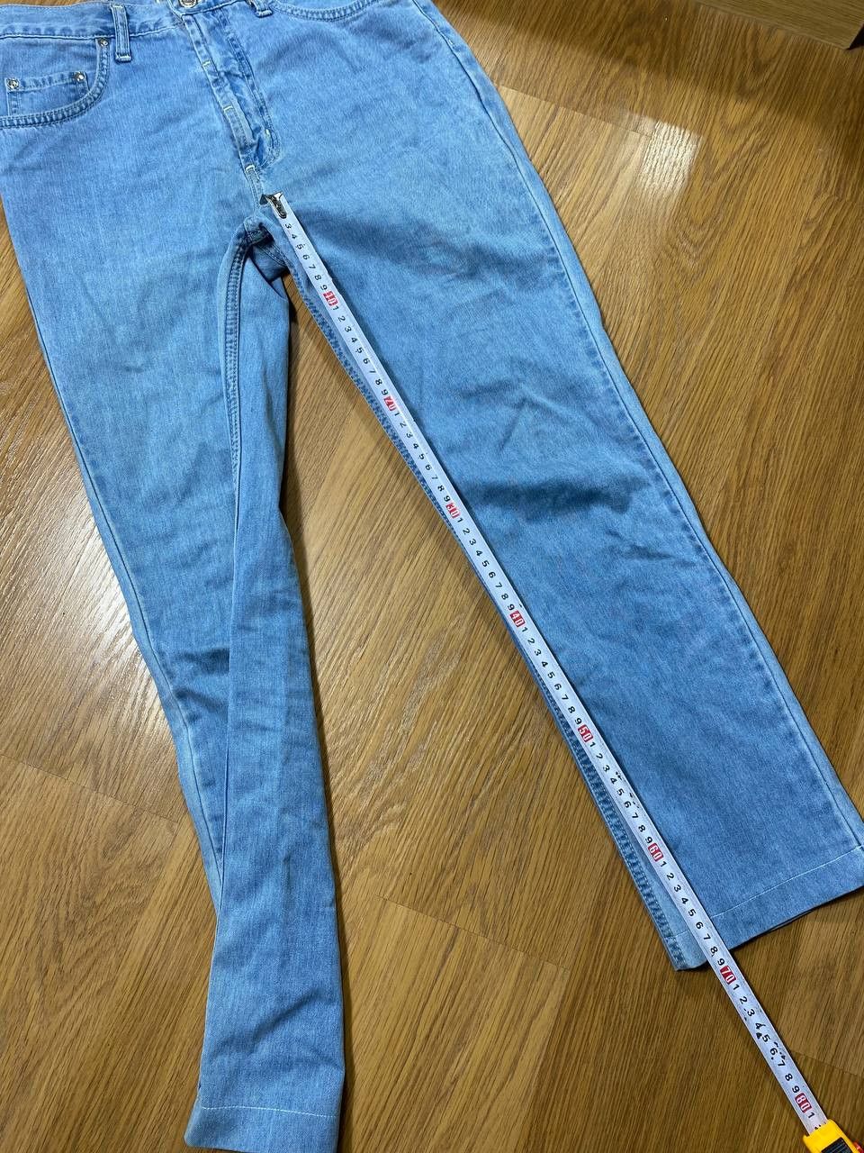 Japanese Brand Dirty Painted Distressed Thrashed Faded Baggy Jeans Y2K Size US 30 / EU 46 - 16 Thumbnail