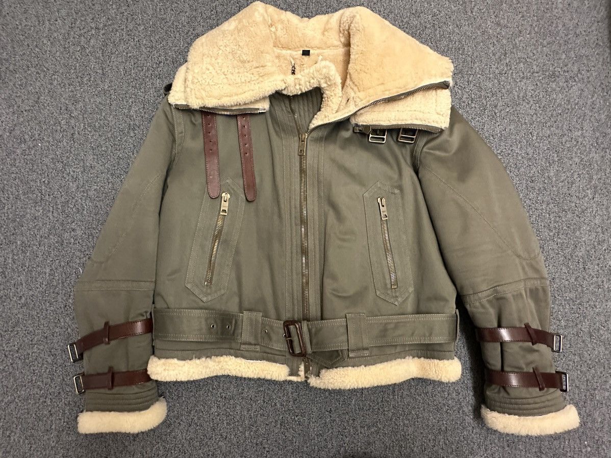 Burberry Prorsum Burberry prorsum FW 2010 double collar shearling jacket Size US L / EU 52-54 / 3 - 1 Thumbnail
