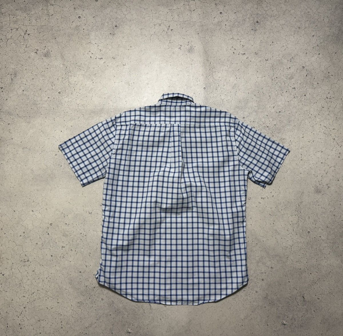 Yves Saint Laurent Yves Saint Laurent YSL Checked Short Sleeve Button Up Shirt Size US L / EU 52-54 / 3 - 10 Thumbnail