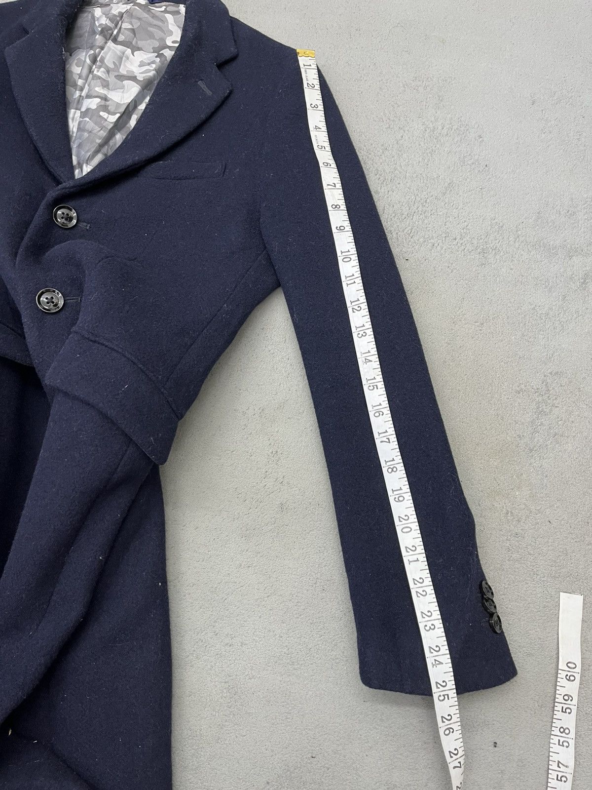 ABAHOUSE × Designer × Japanese Brand STEALS🔥ABAHOUSE WOOL LONG JACKET Size US S / EU 44-46 / 1 - 12 Thumbnail