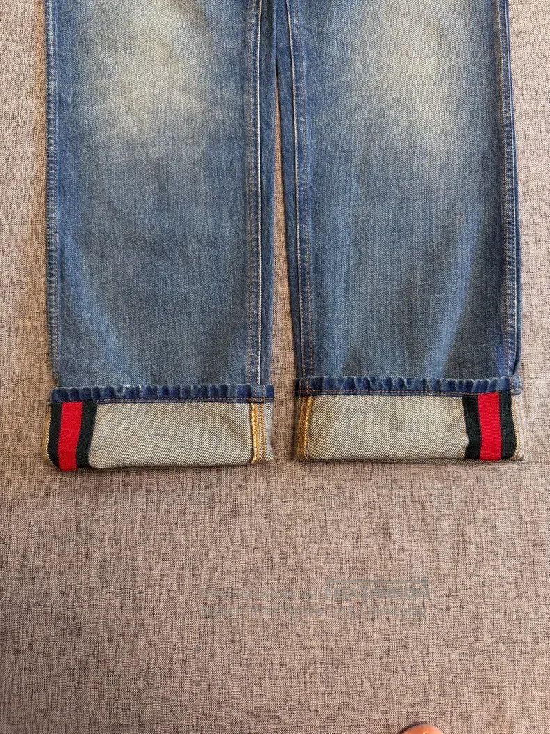 Gucci Gucci Striped webbing tapered jeans Size US 36 / EU 52 - 5 Thumbnail