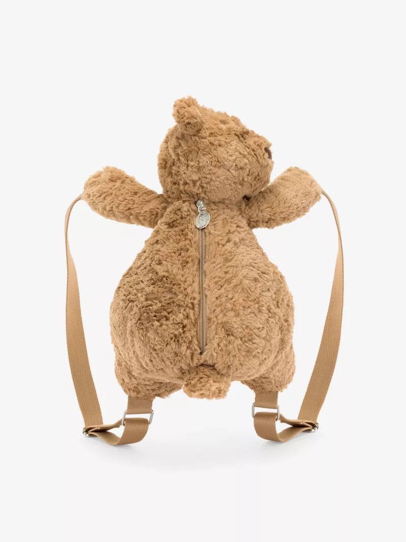 JELLYCAT Bartholomew Bear soft woven backpack 32cm
