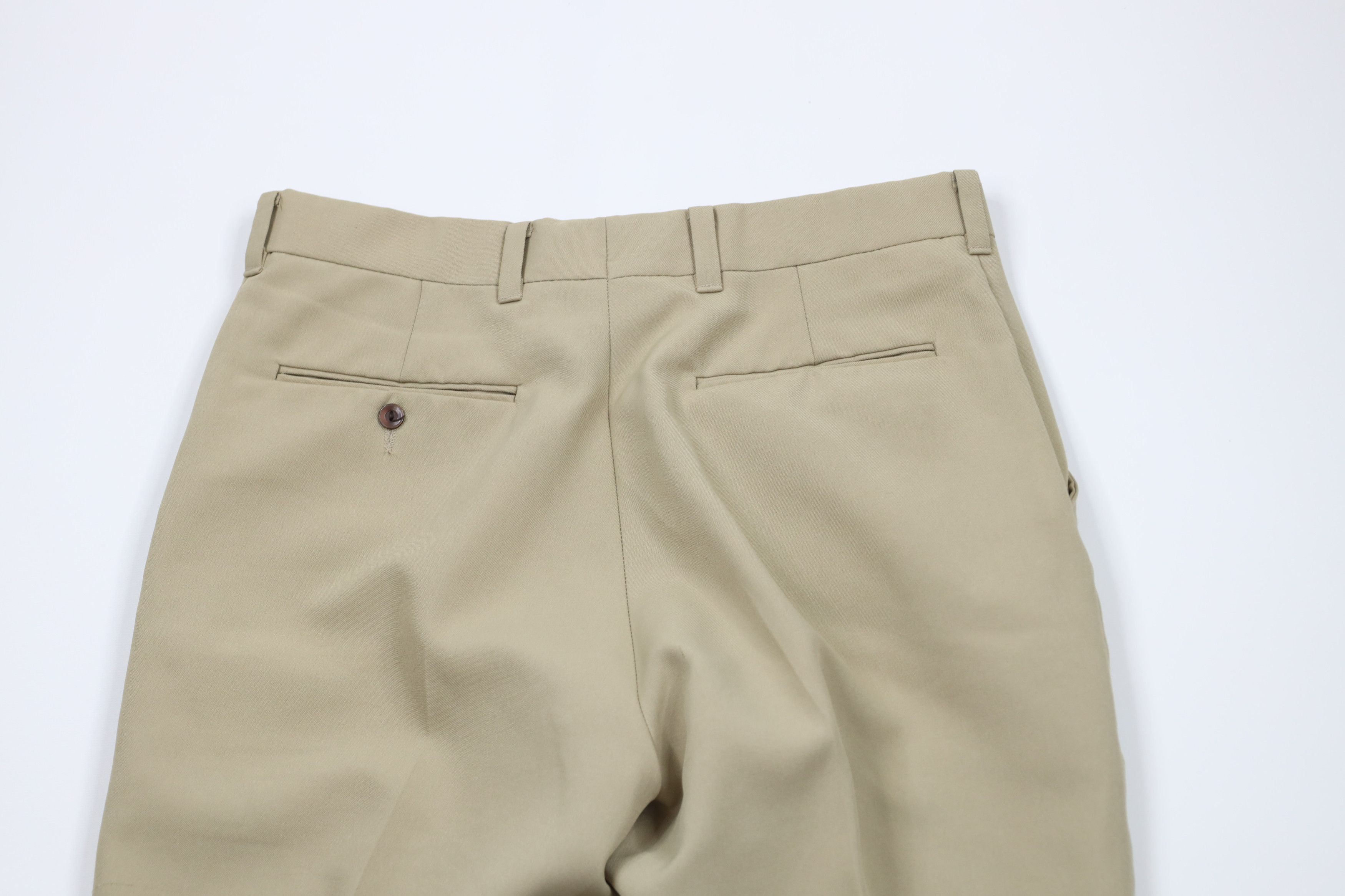 Vintage Vintage 70s Streetwear Knit Flared Wide Leg Chino Pants USA Size US 31 - 10 Thumbnail