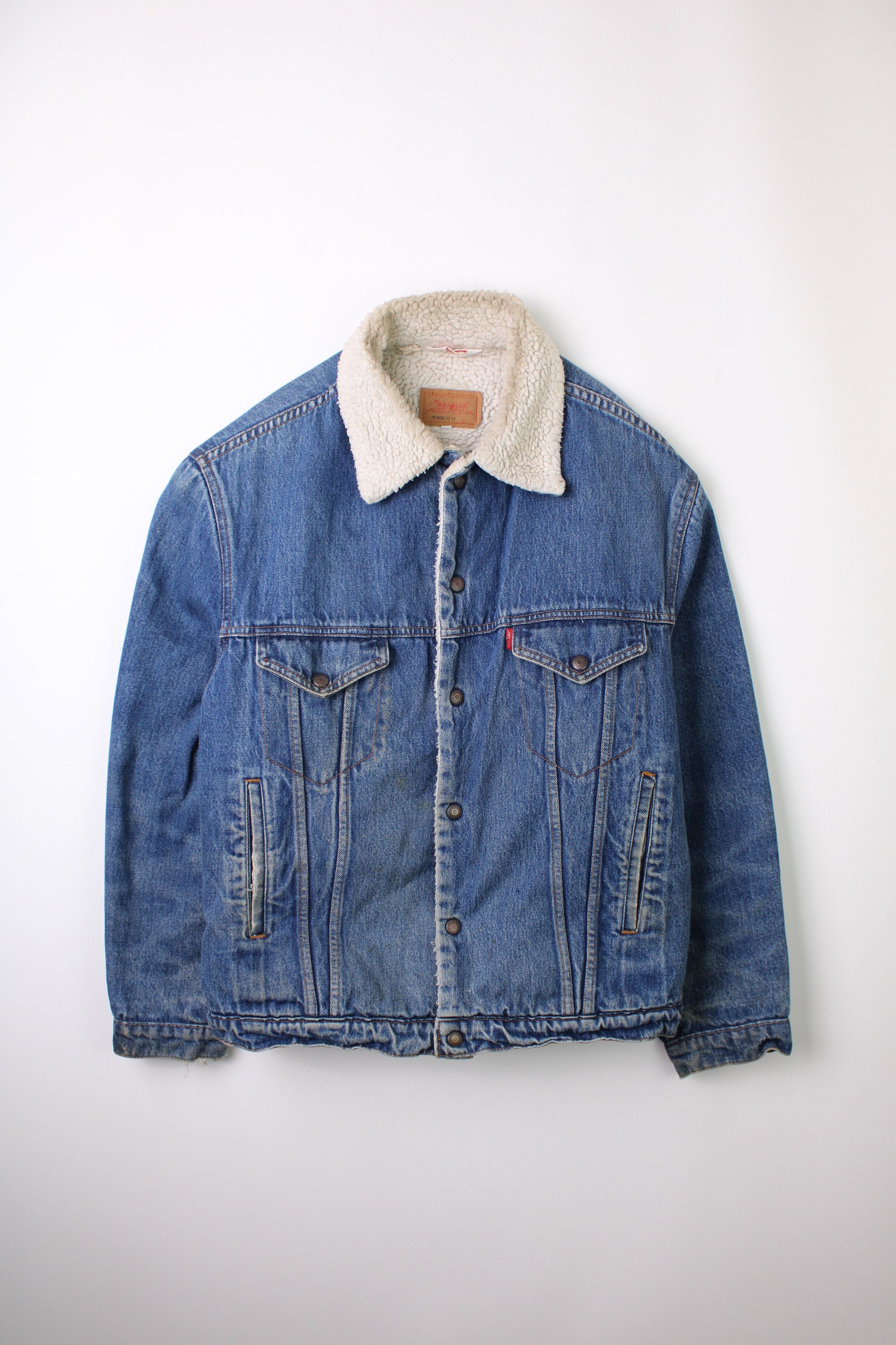Levi's Levis Vintage Sherpa Lined Denim Jacket 1990S Vtg 48 Size US L / EU 52-54 / 3 - 1 Thumbnail