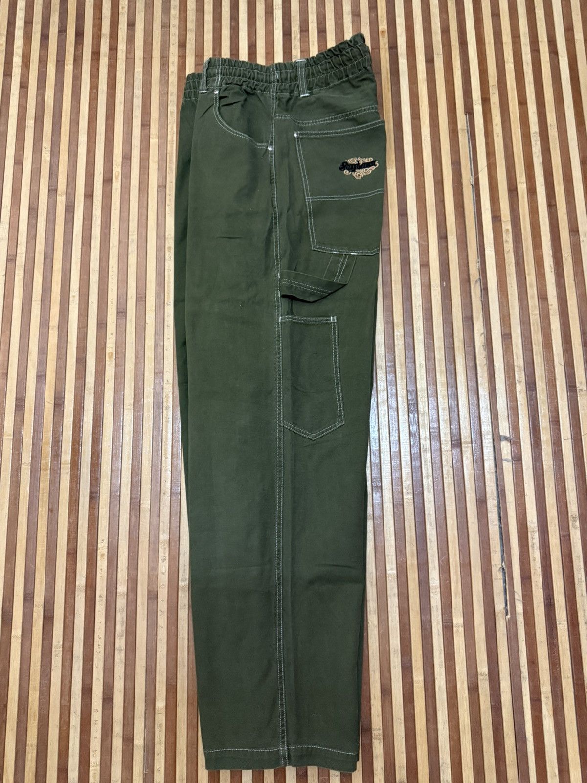 Japanese Brand Baggy Japanese Brand Carpenter Pants Multipocket Streetwear Size US 35 - 12 Thumbnail
