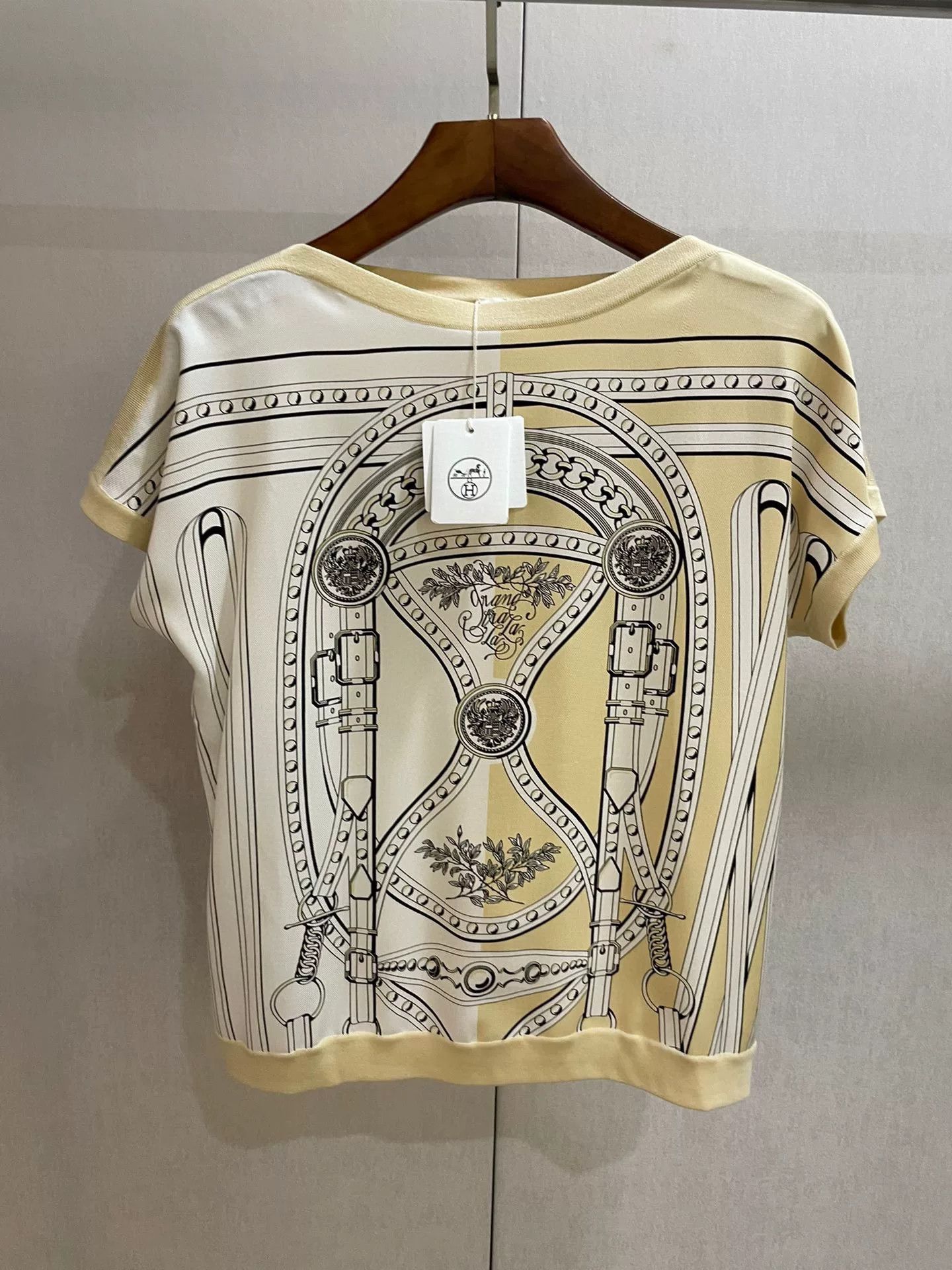 Hermes hermes classic printed short-sleeve top Size US M / EU 48-50 / 2 - 1 Thumbnail