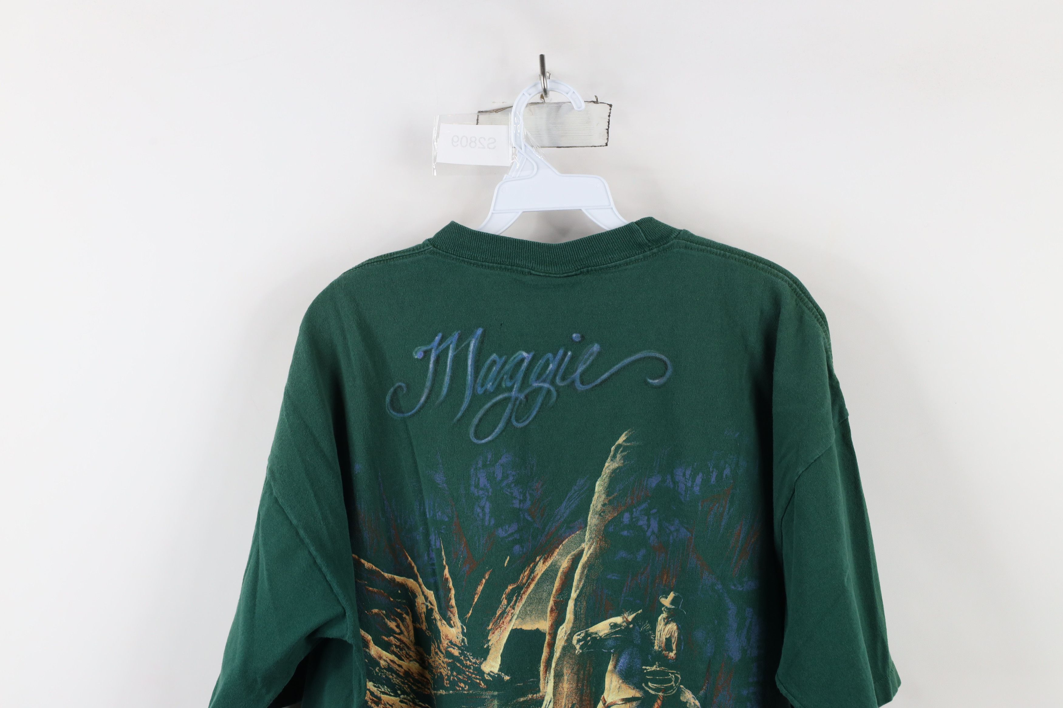 Vintage Vintage 90s Streetwear Cowboy All Over Print T-Shirt USA Size US L / EU 52-54 / 3 - 15 Thumbnail
